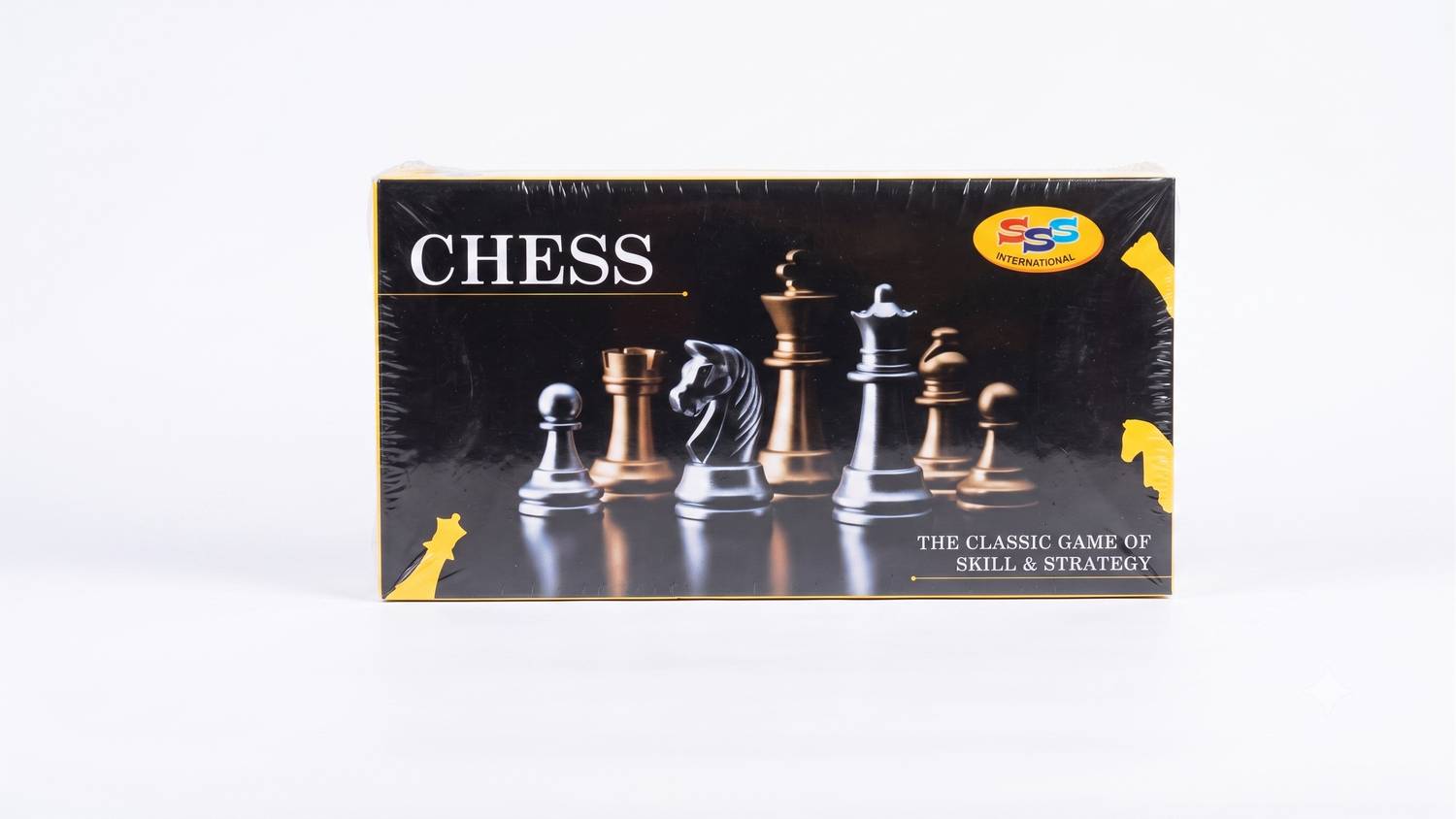 amgo Classic Chess Set with Folding Board & Plastic Pieces Party & Fun Board Game