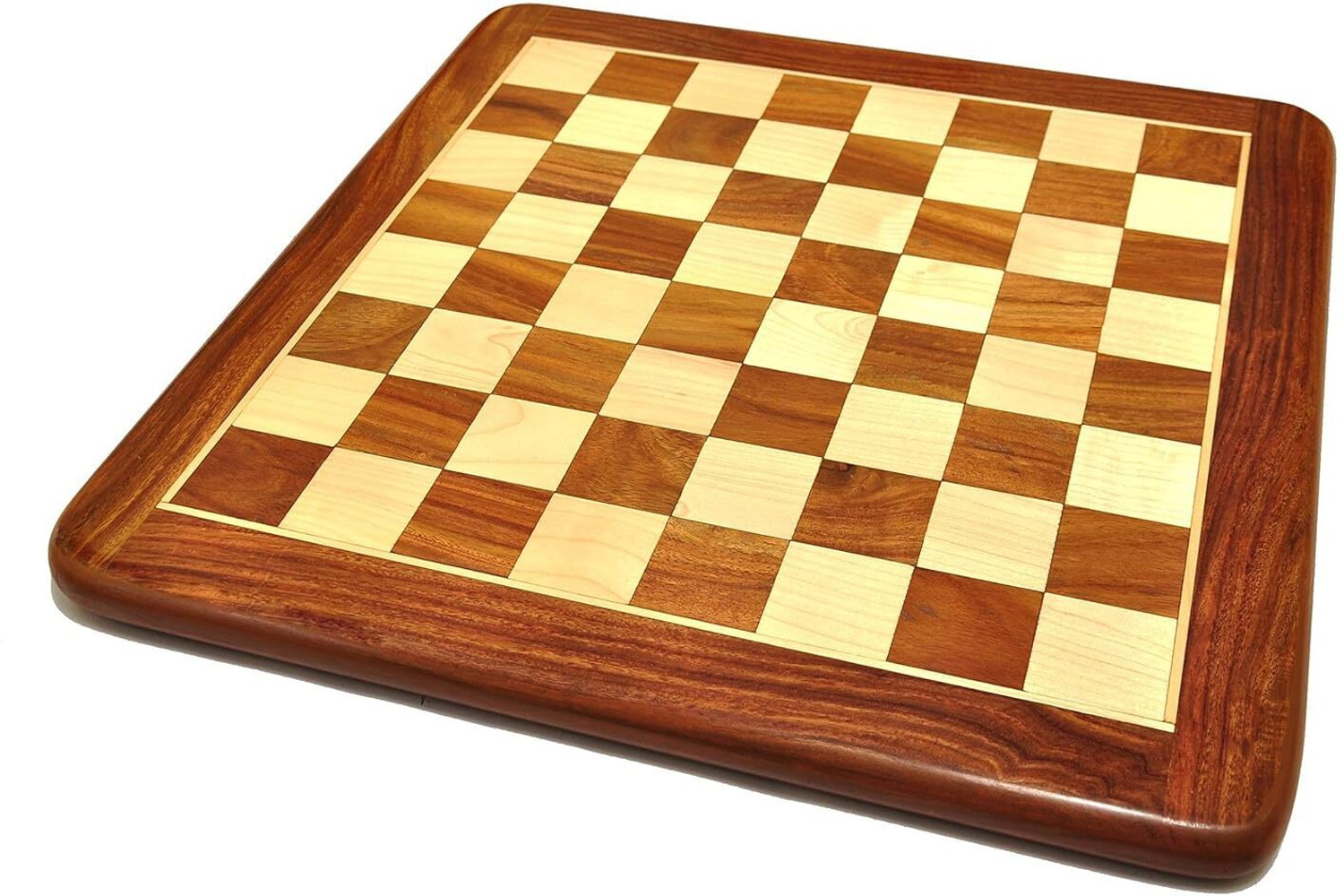 Image of PRIME HOMES Handmade Flat Wooden Chess Board | Chess Peices Not Included|18x18 inch 45.72 cm Chess Board
