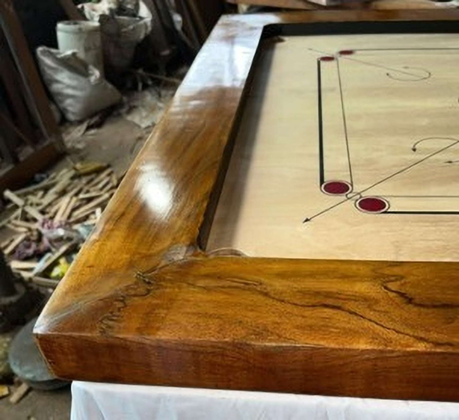 Image of MB SPORT EXPORT US QUALITY-CARROM BOARD CHAMPIONSHIP WEIGHT 24.2 97 cm Carrom Board