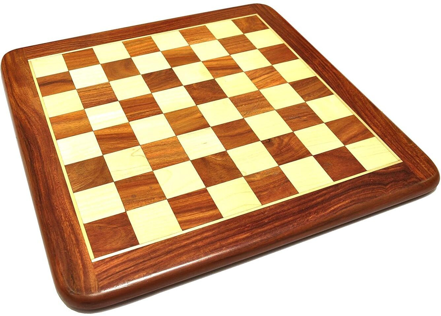 Image of PRIME HOMES Handmade Flat Wooden Chess Board | Chess Peices Not Included|18x18 inch 45.72 cm Chess Board