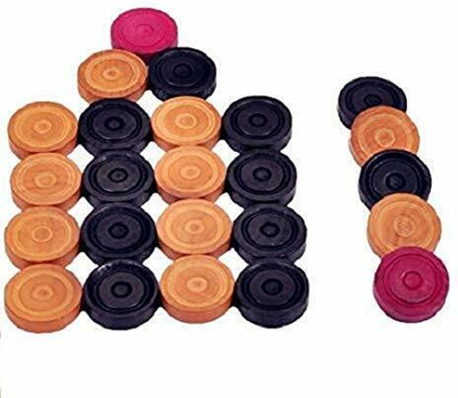 Image of ZAFEX Carrom Board with Coins Striker and Boric Powder Combo Number Eleven 81.28 cm Carrom Board (Black)