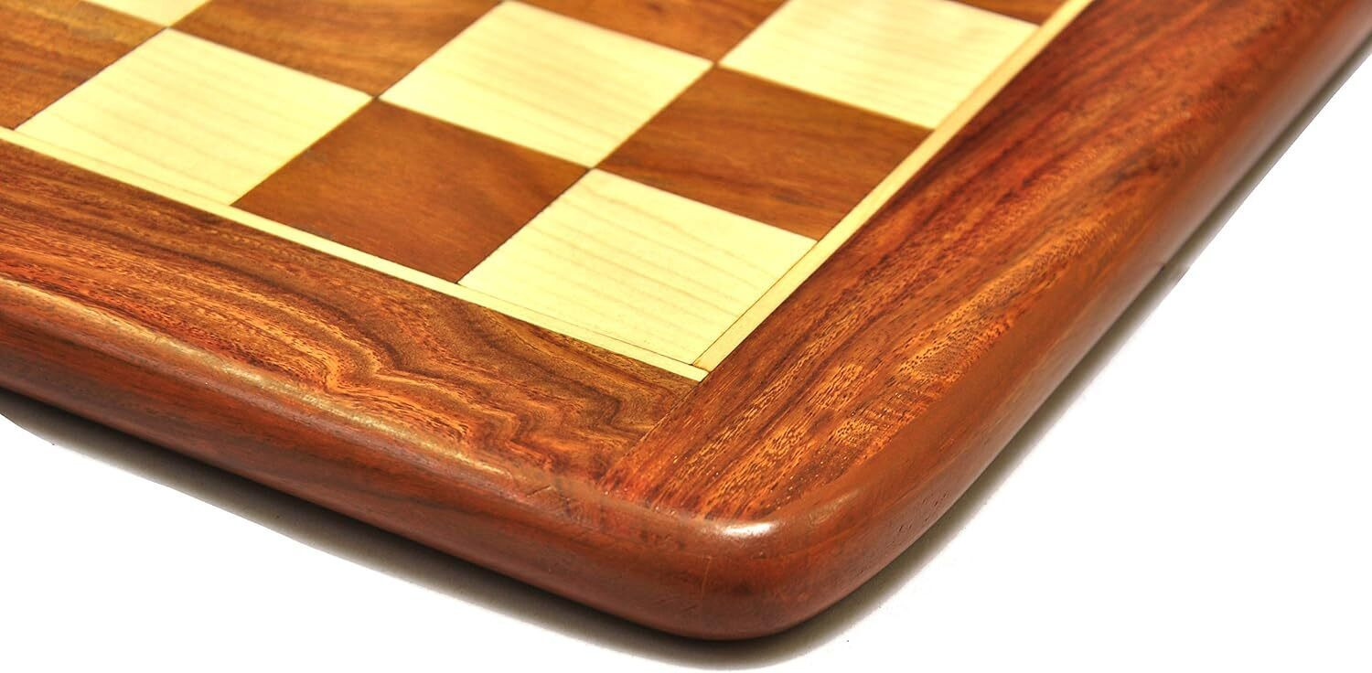 Image of PRIME HOMES Handmade Flat Wooden Chess Board | Chess Peices Not Included|18x18 inch 45.72 cm Chess Board