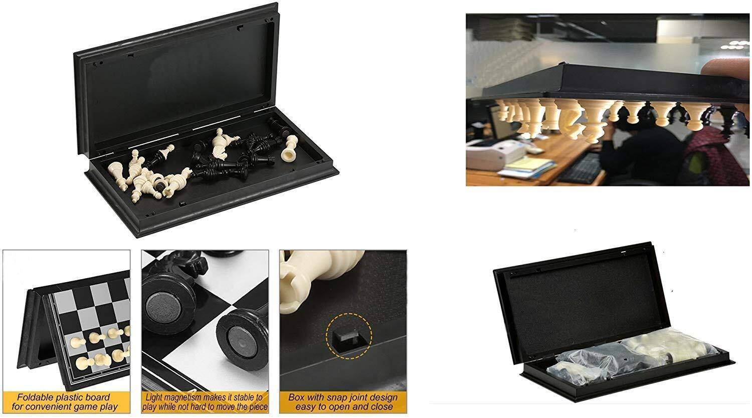 Chocozone Foldable Magnetic Chess Game (10 inch) - Image 4
