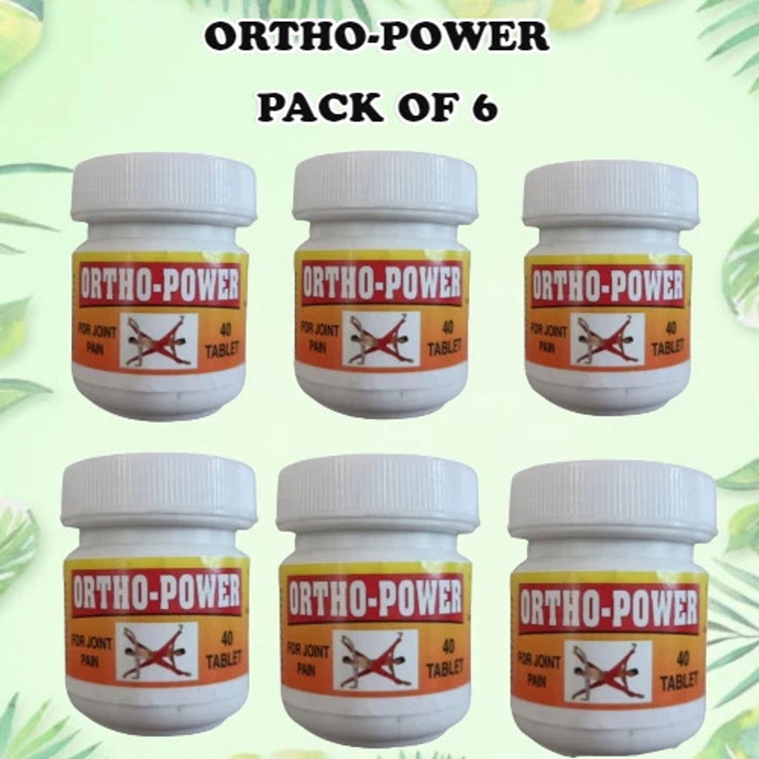 Image of MUKHTI CARE ORTHO POWER AYURVEDIC PACK OF 6 Tablets