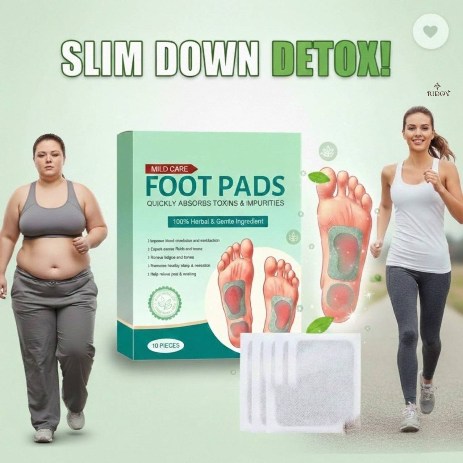 BNB Ghar Foot Pads | Foot Pads Weight Loss | Boosts Metabolic Activity For Night|Time Det Plaster & Patch