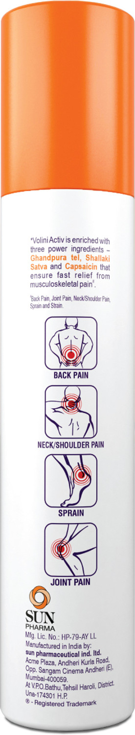 Image of Volini Activ Pain Relief Spray