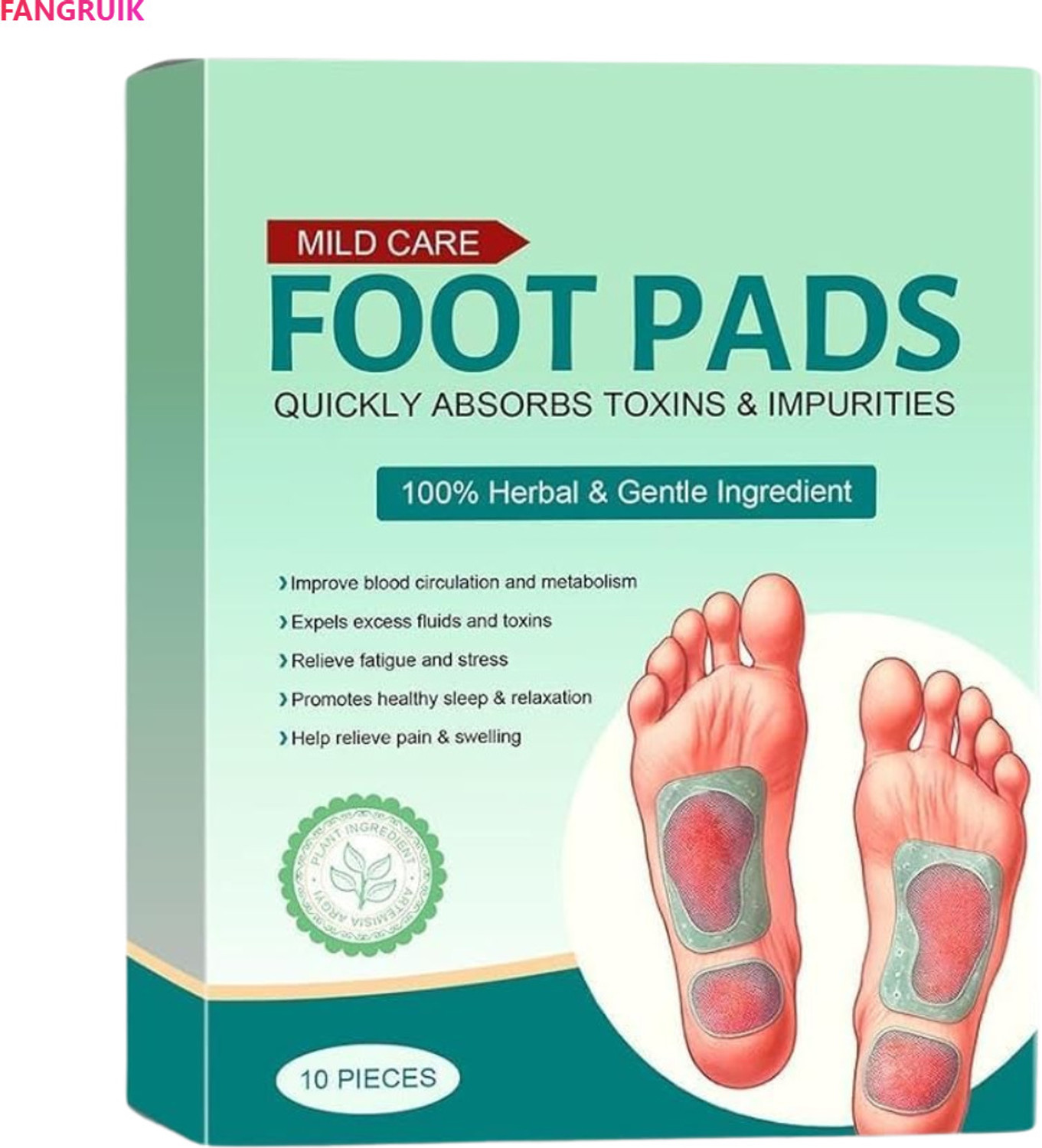 Image of Fangruik Warm routine ginger detox foot pad for evening comfort