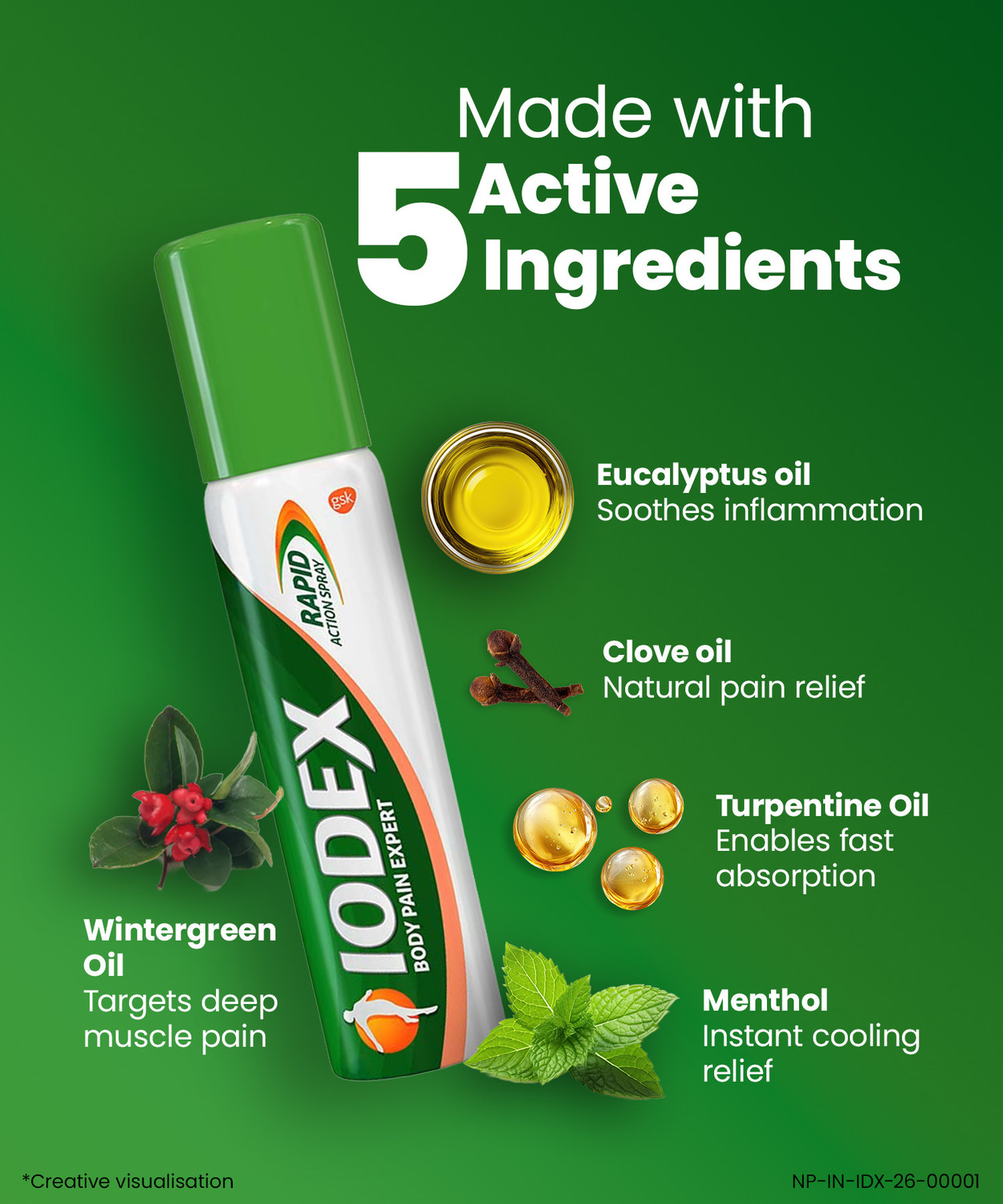 Image of Iodex Pain Relief, Body Pain Relief, Back Pain Relief , Spray