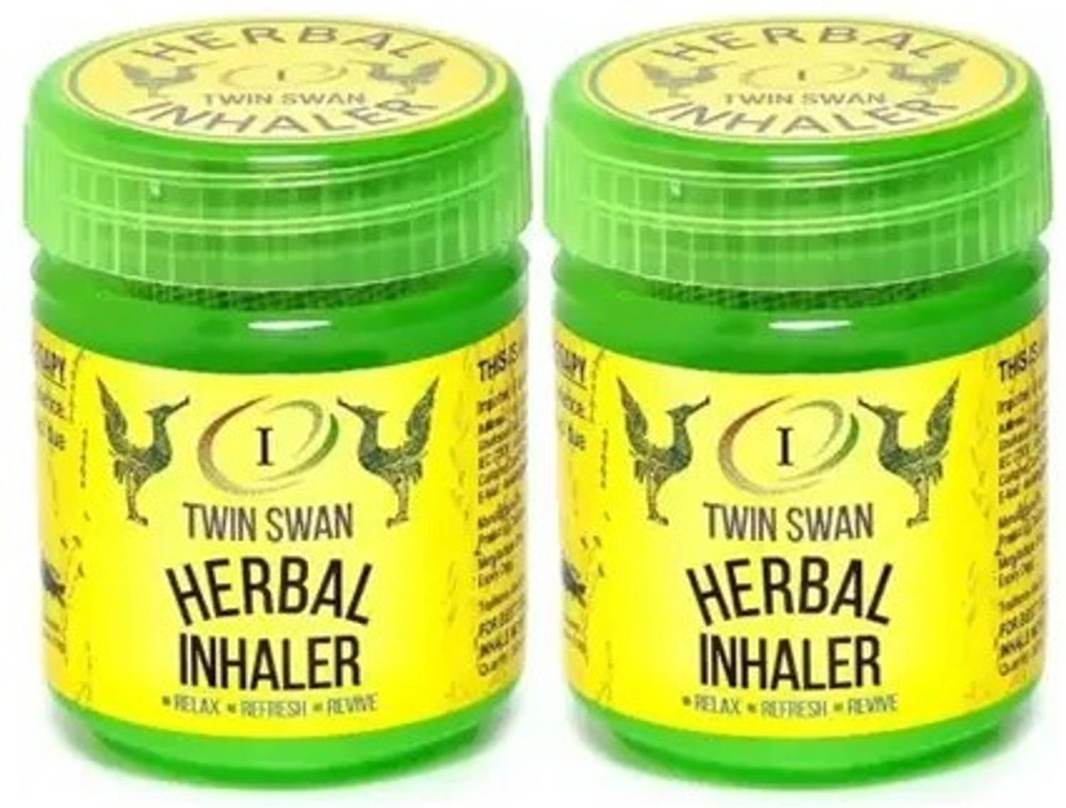 BOOCOAL Traditional Thai Herbal Inhalant Inhaler. PACK-2 Inhaler