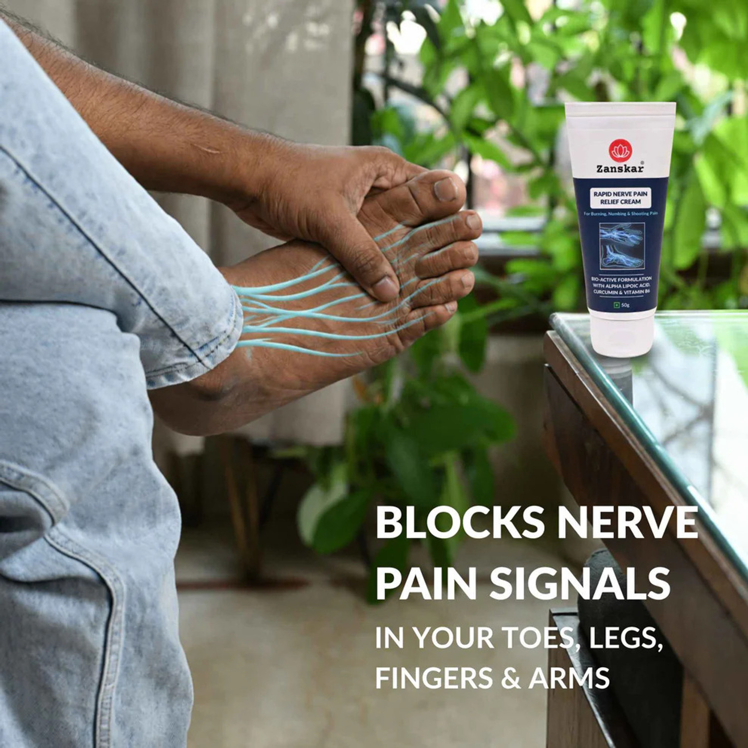 Image of Zanskar Rapid Nerve Pain Relief Cream