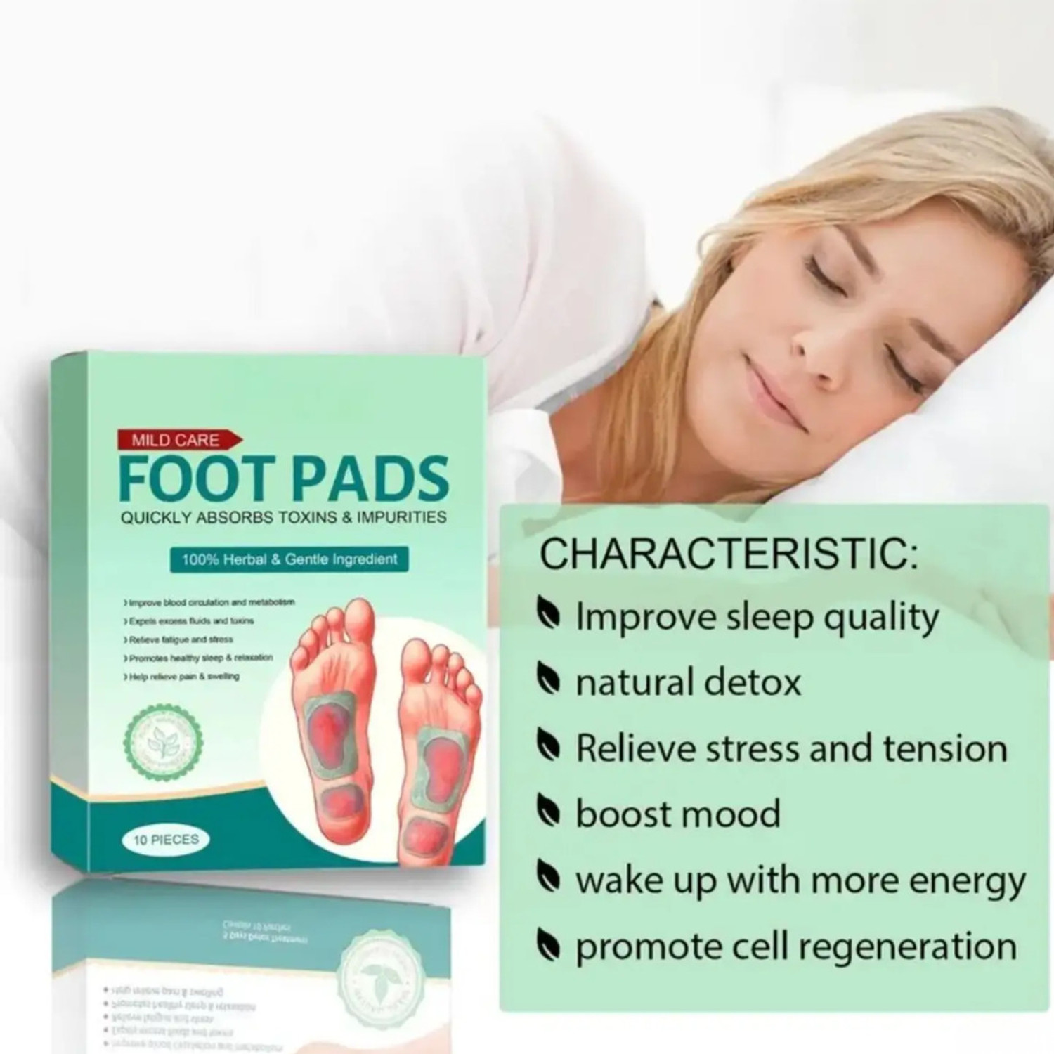 Image of Fangruik Warm routine ginger detox foot pad for evening comfort