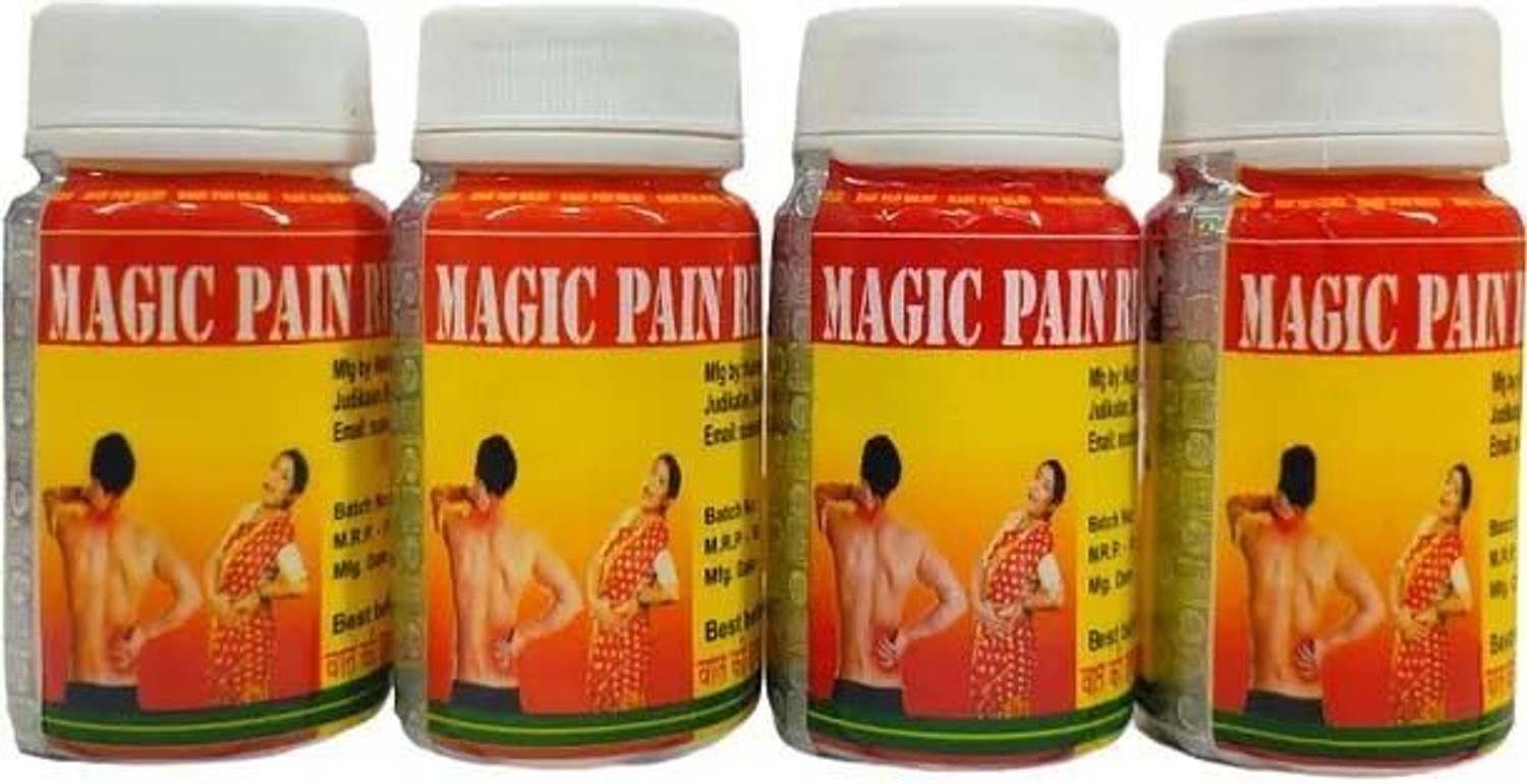 Aayatouch FVGH Magic Pain Relief Tablet For Pain Relief.(PACK OF 4) Capsules