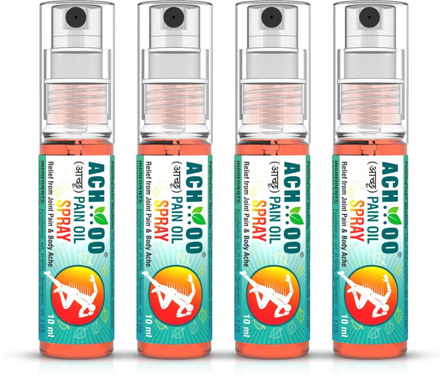 ACH...OO Pain Oil Spray Ayurvedic Pain Relief Spray with 100% Natural Actives for Joint, Body & Muscle pain relief Liquid