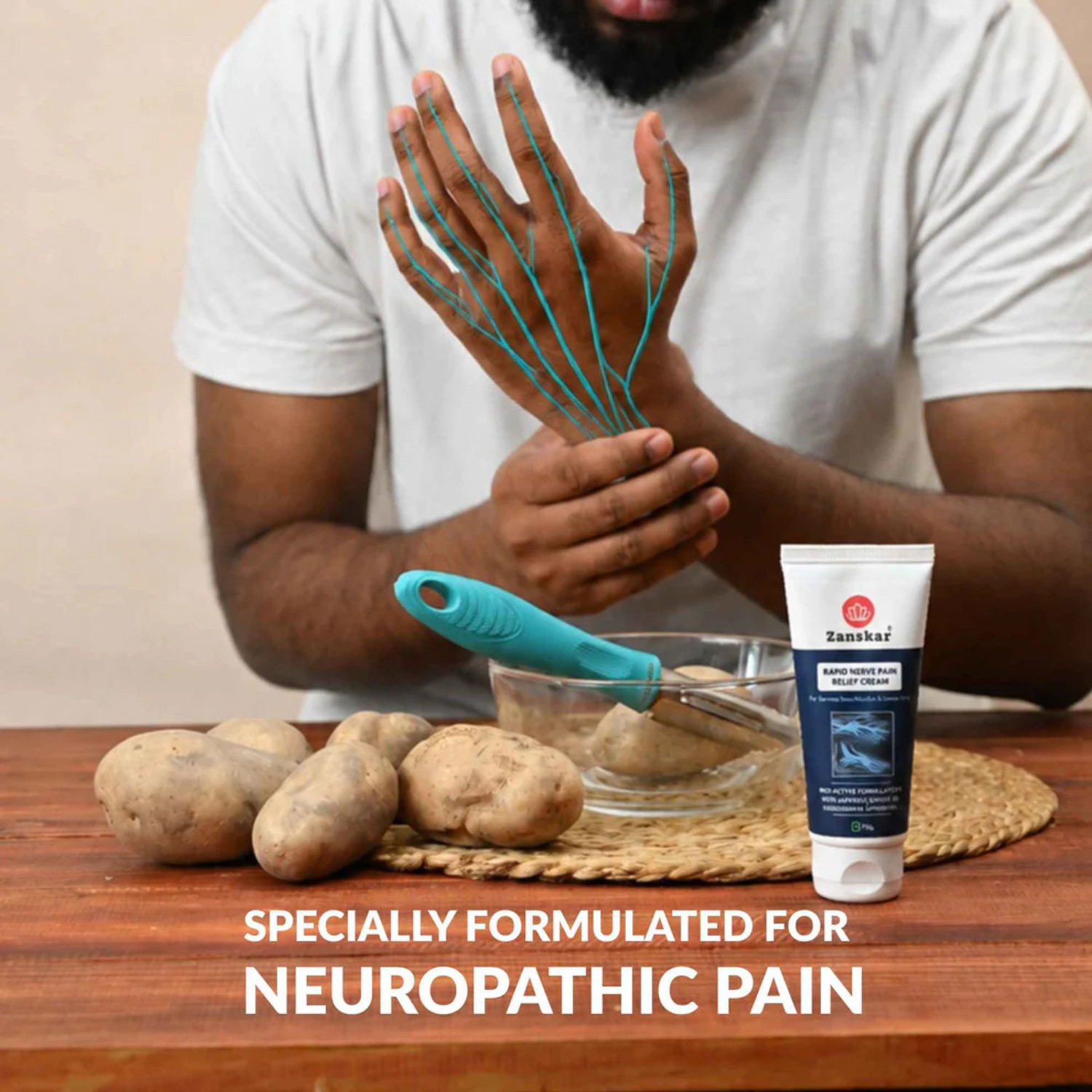 Image of Zanskar Rapid Nerve Pain Relief Cream
