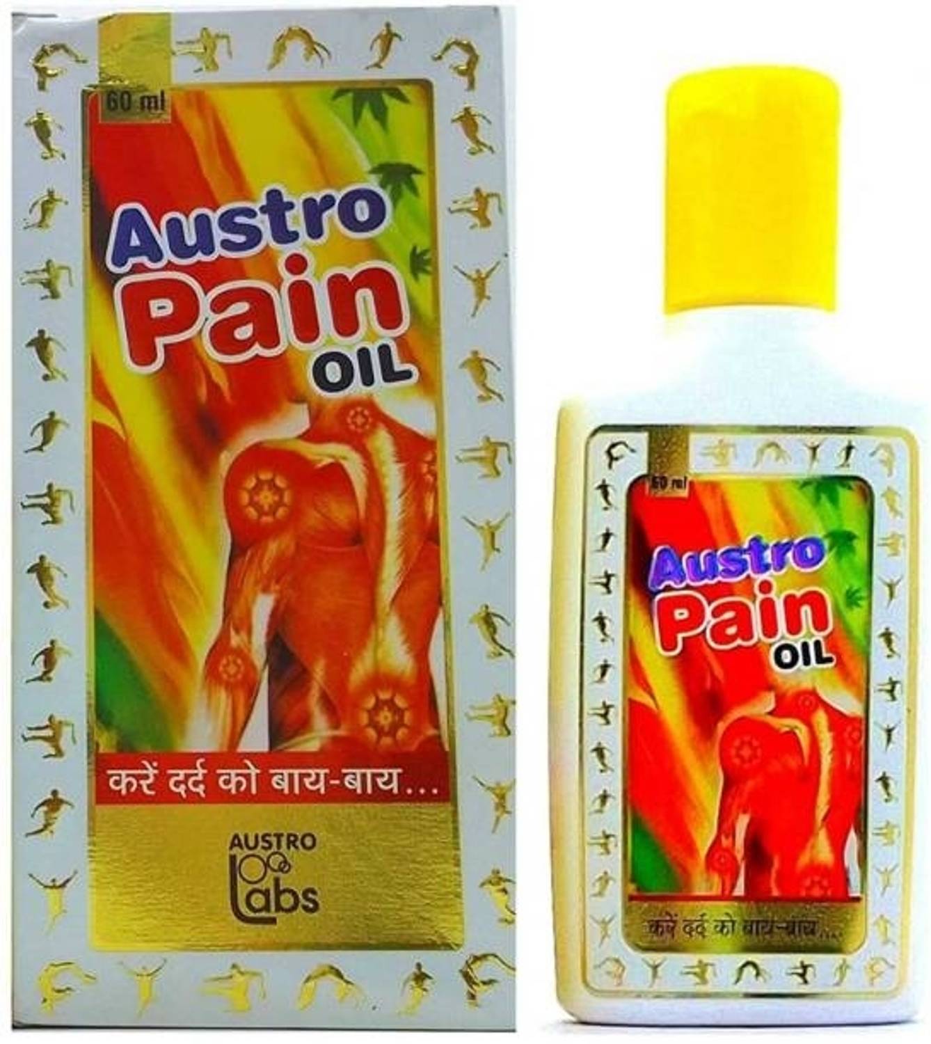 AUSTRO BODY PAIN RELIEF OIL MASSAGE OIL 60ML PACK OF 1 Liquid
