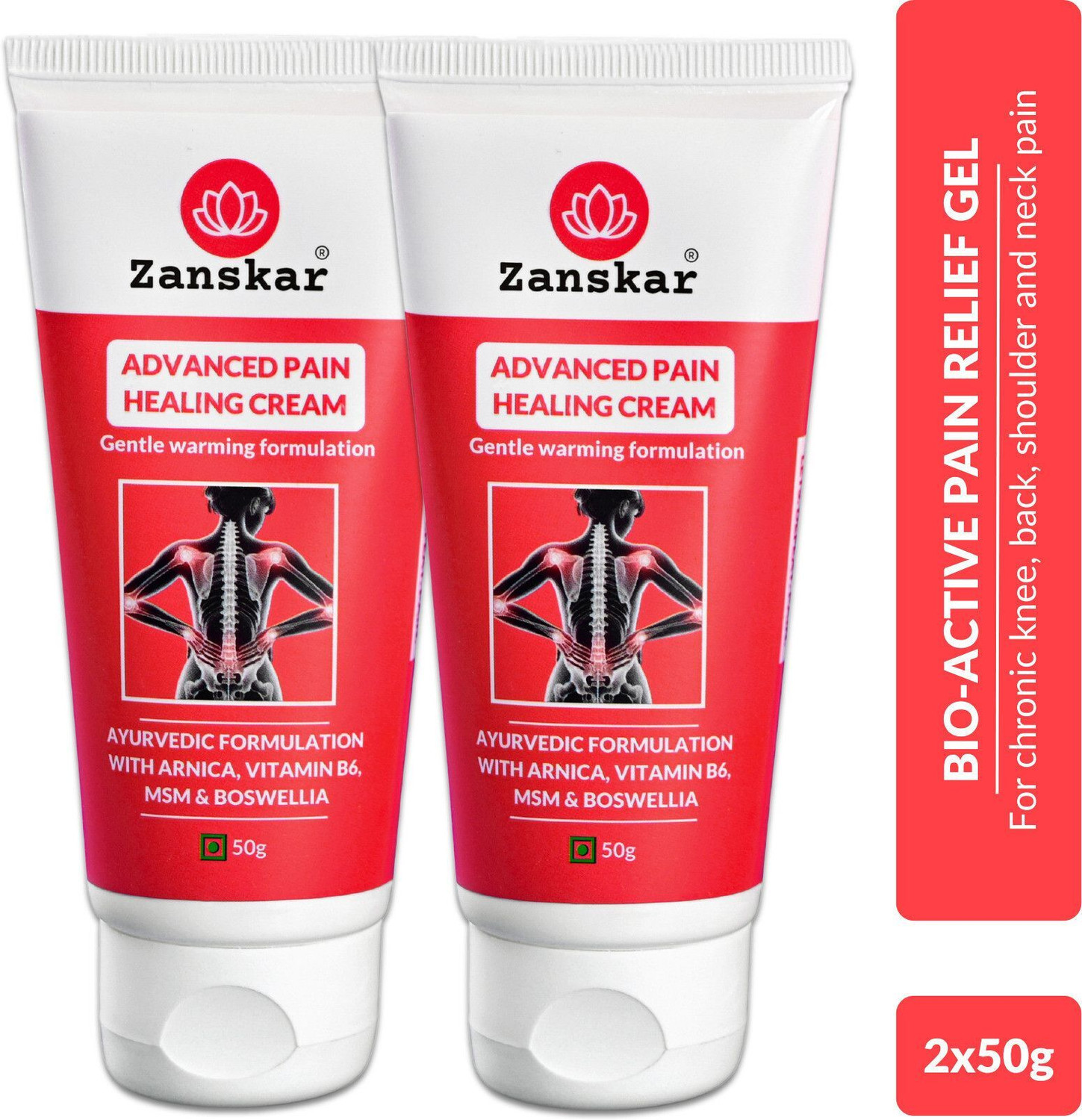 Image of Zanskar Advanced Pain Healing (Pack of 2) Cream