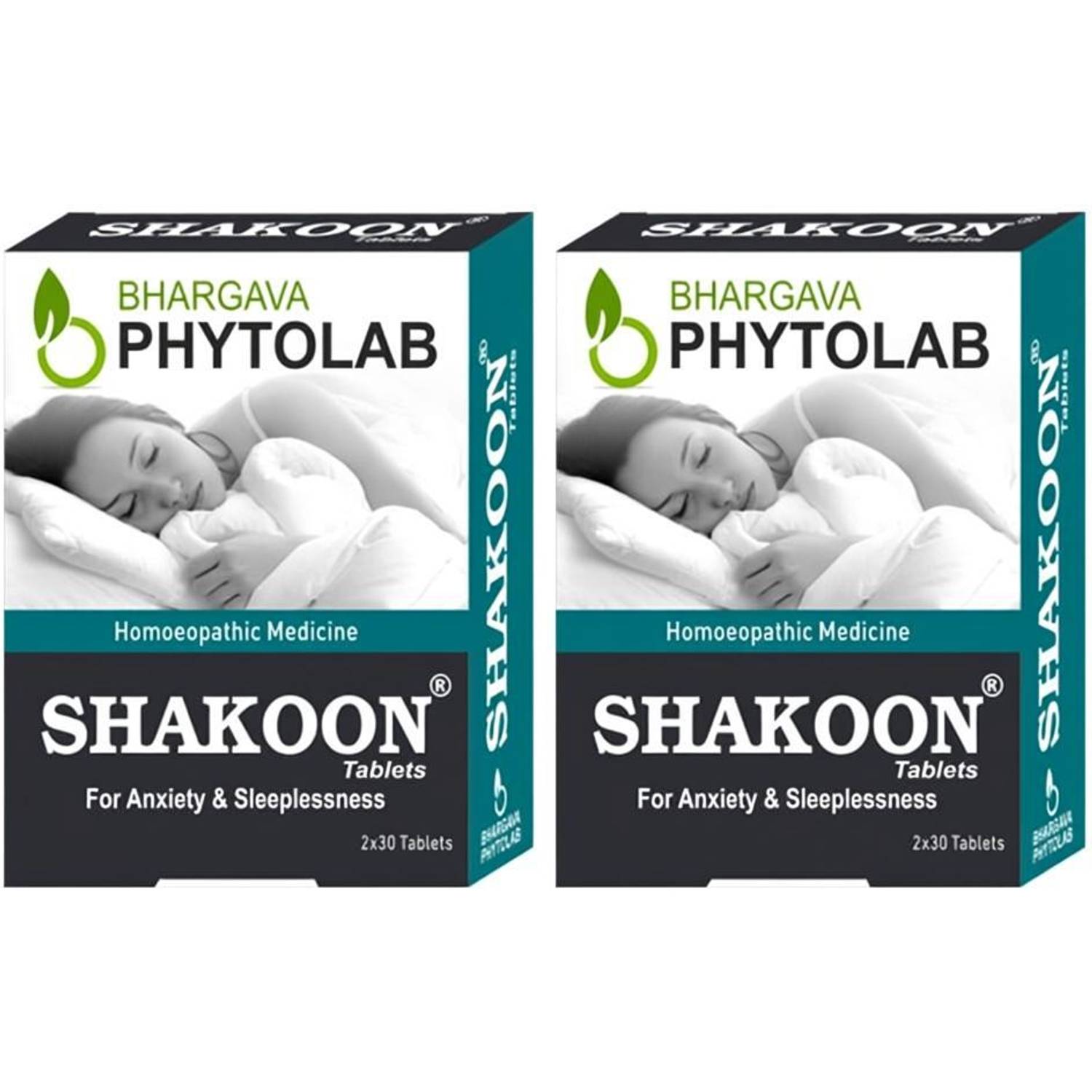 BHARGAVA Phytolab Shakoon Tablet for Improving Sleep, Reduces Headache, Stress, Anxiety Tablets