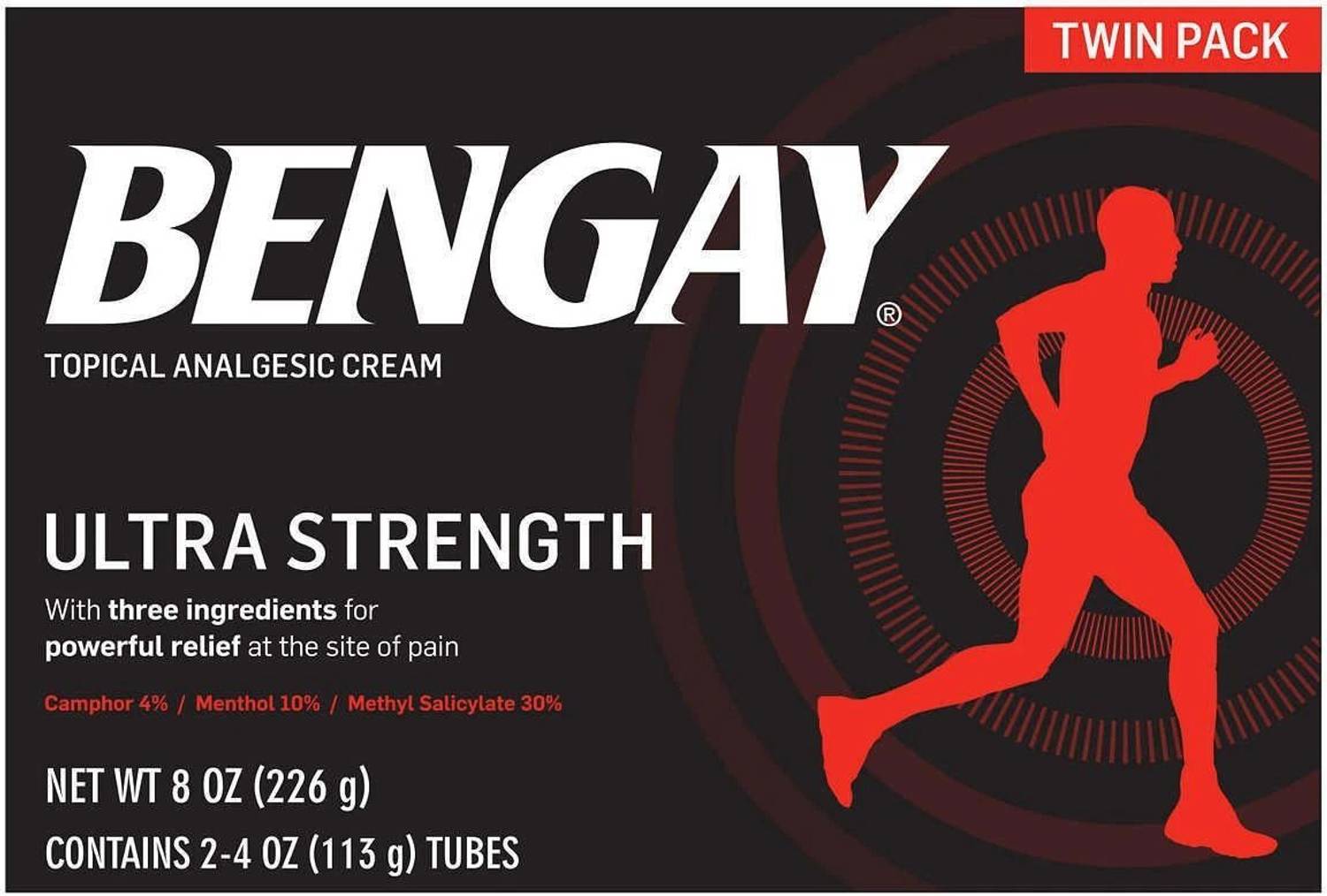 Bengay Topical Analgesic Cream Ultra Strength Twin Pack 113g X 2 Cream Cream