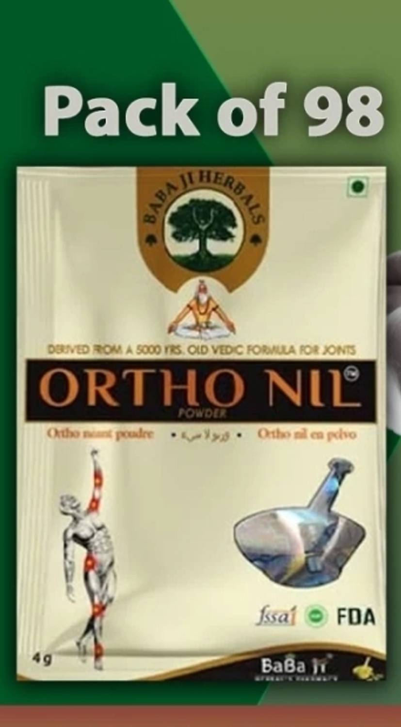 AARYANT ORTHONIL POWDER | 98 POUCH | HERBAL POWDER FOR JOINT AND BACK PAIN Powder