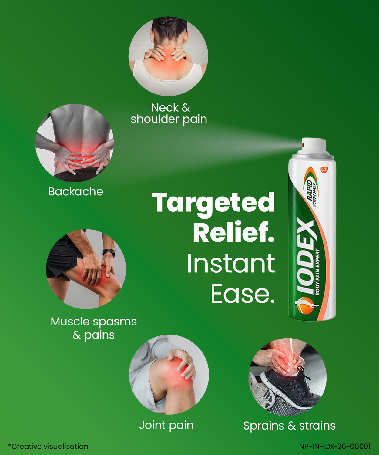 Image of Iodex Pain Relief, Body Pain Relief, Back Pain Relief , Spray