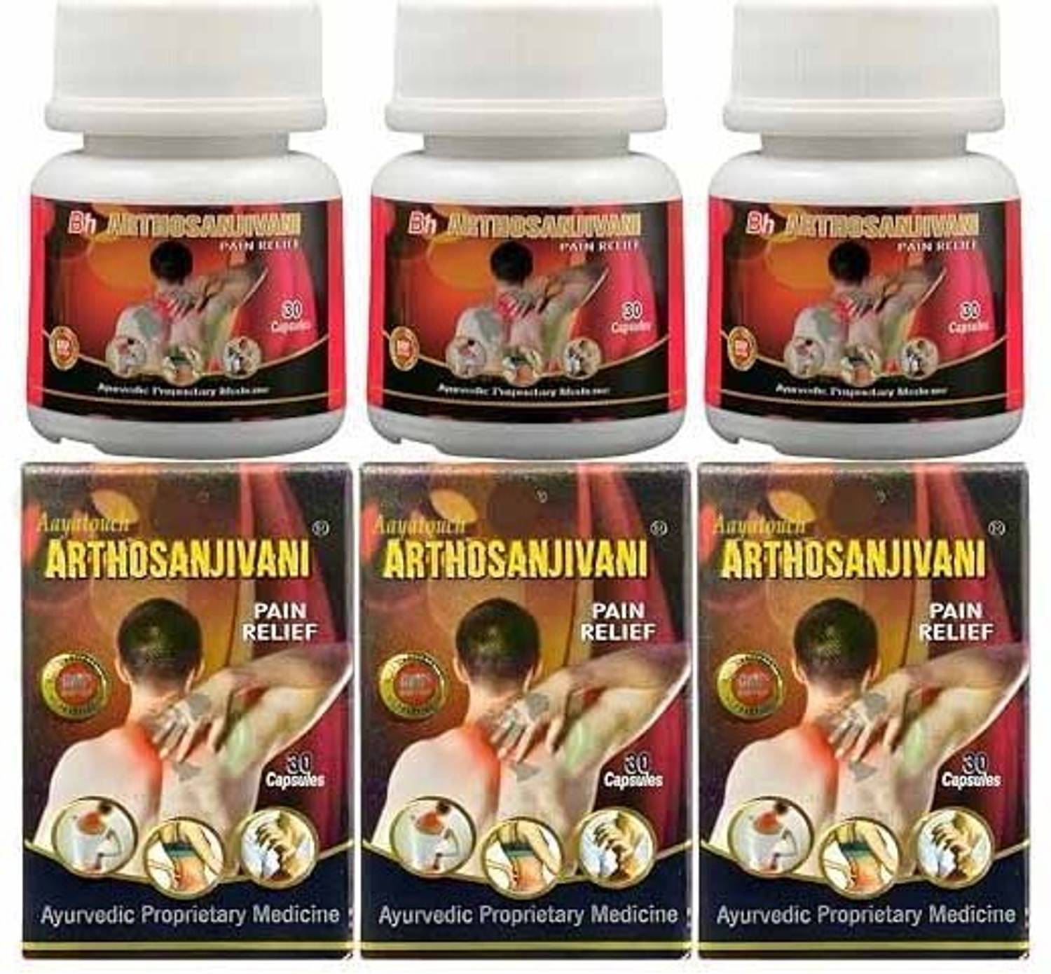 Aayatouch Bh Arthosanjivani Pain Relief Capsule Capsules