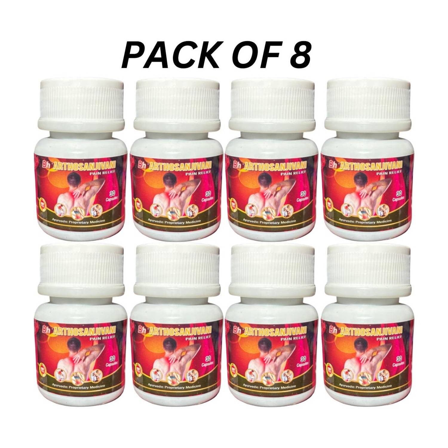 ARTHOSANJIVANI CAPSULES FOR JOINT AND MUSCLE PAIN PACK OF 8 Capsules
