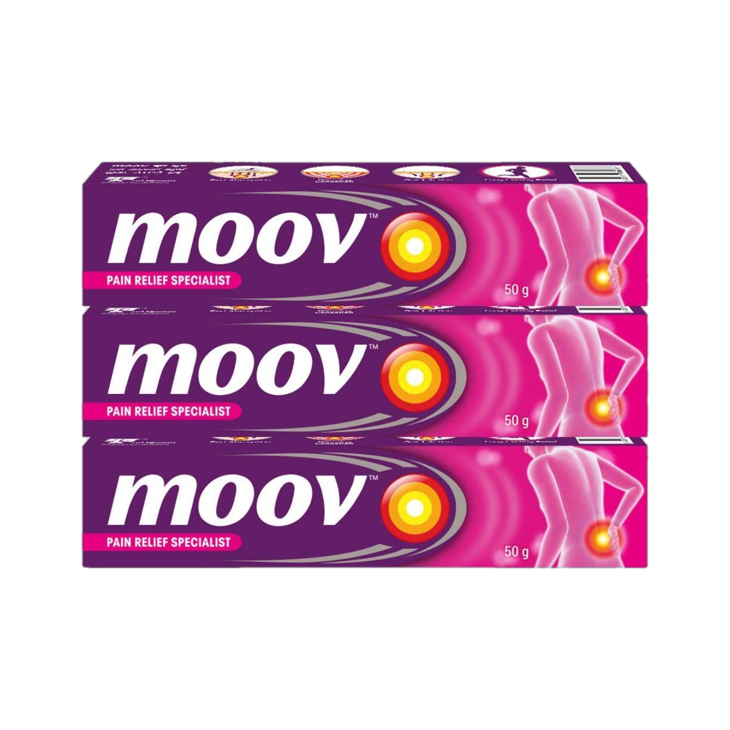Image of MOOV Fast Pain Relief,Body, Joints, Ortho like Medicine, Ointment, Balm for Men Women Cream