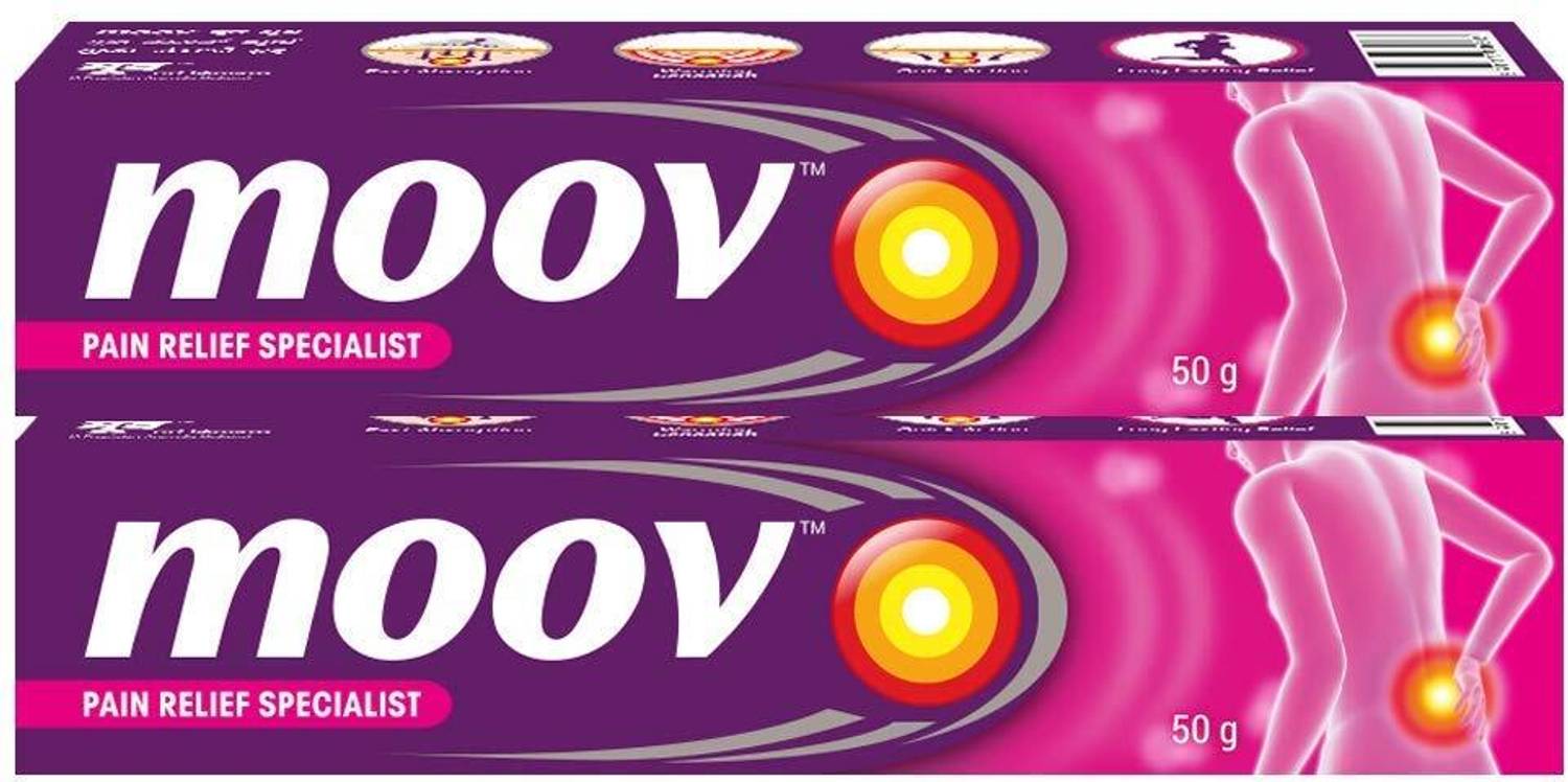 Moov Balm for Men Women Cream (2 x 50 g) At Rs.175