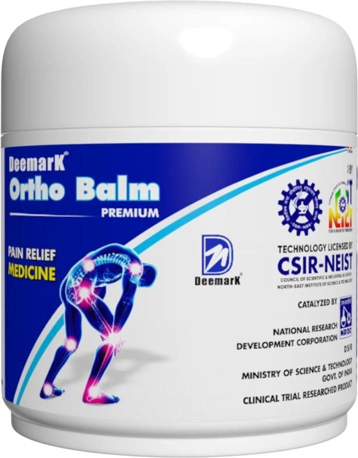 Image of DEEMARK Ortho-Ayurvedic Pain Relief for Knee, Back, Neck, Shoulder,Joint & Muscle Pain Balm