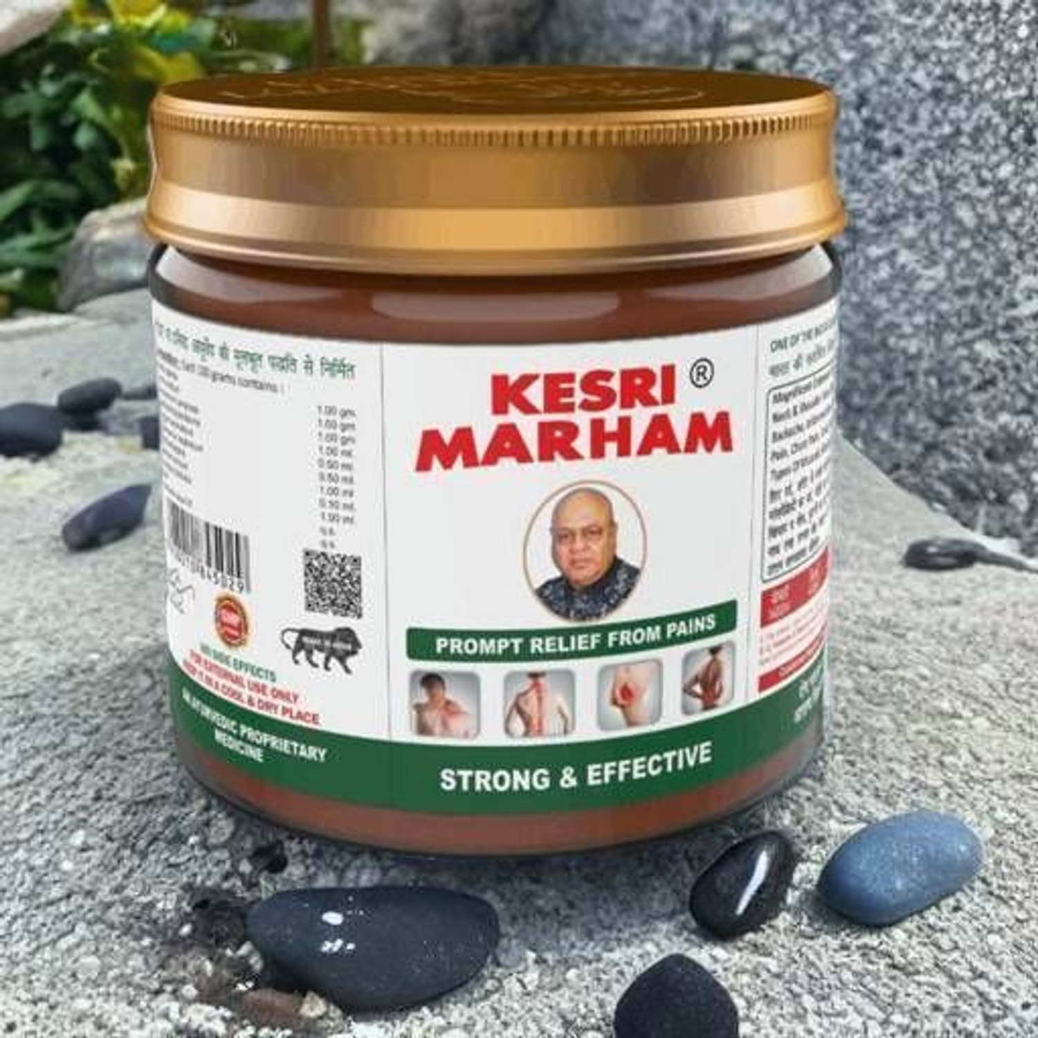 Image of kesri marham Made With Natural Ayurvedic Formulation With Strong Smell, 100gm, Pack of 1 Balm (100 g)