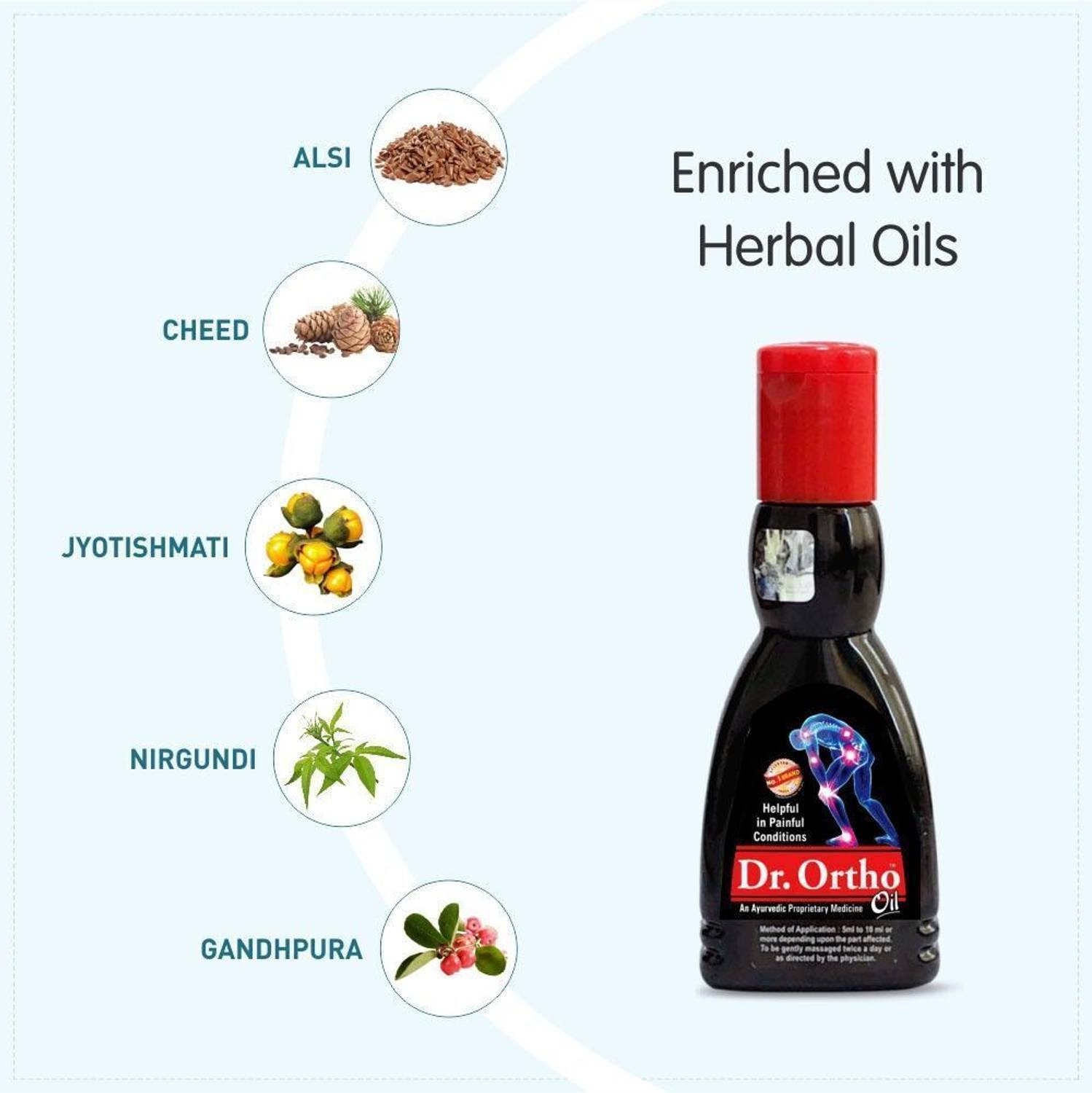 Dr. Ortho Oil 60ml Pack of 3 Pack of 3 · 60 ml (180 ml total) - Image 3