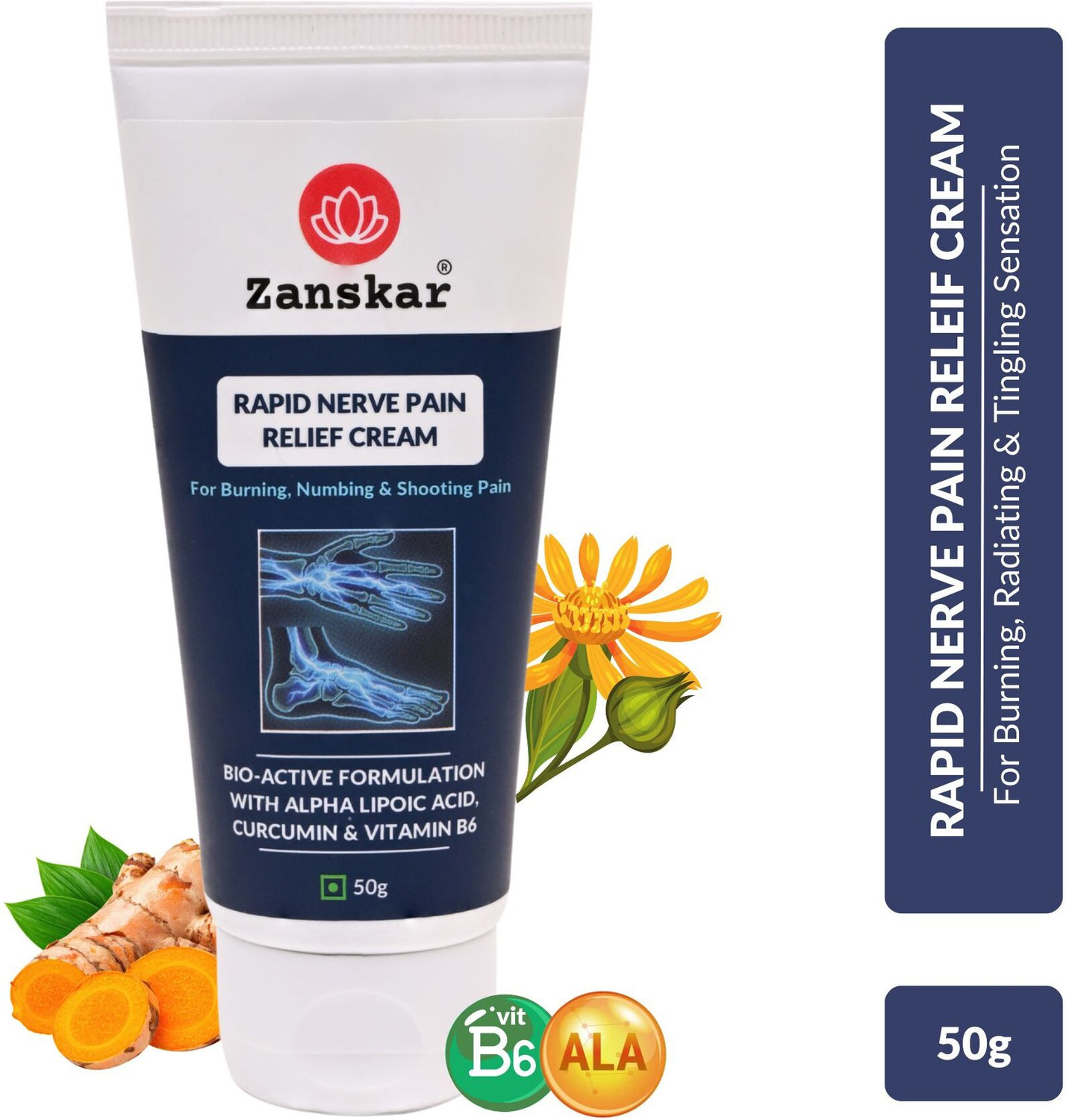 Image of Zanskar Rapid Nerve Pain Relief Cream