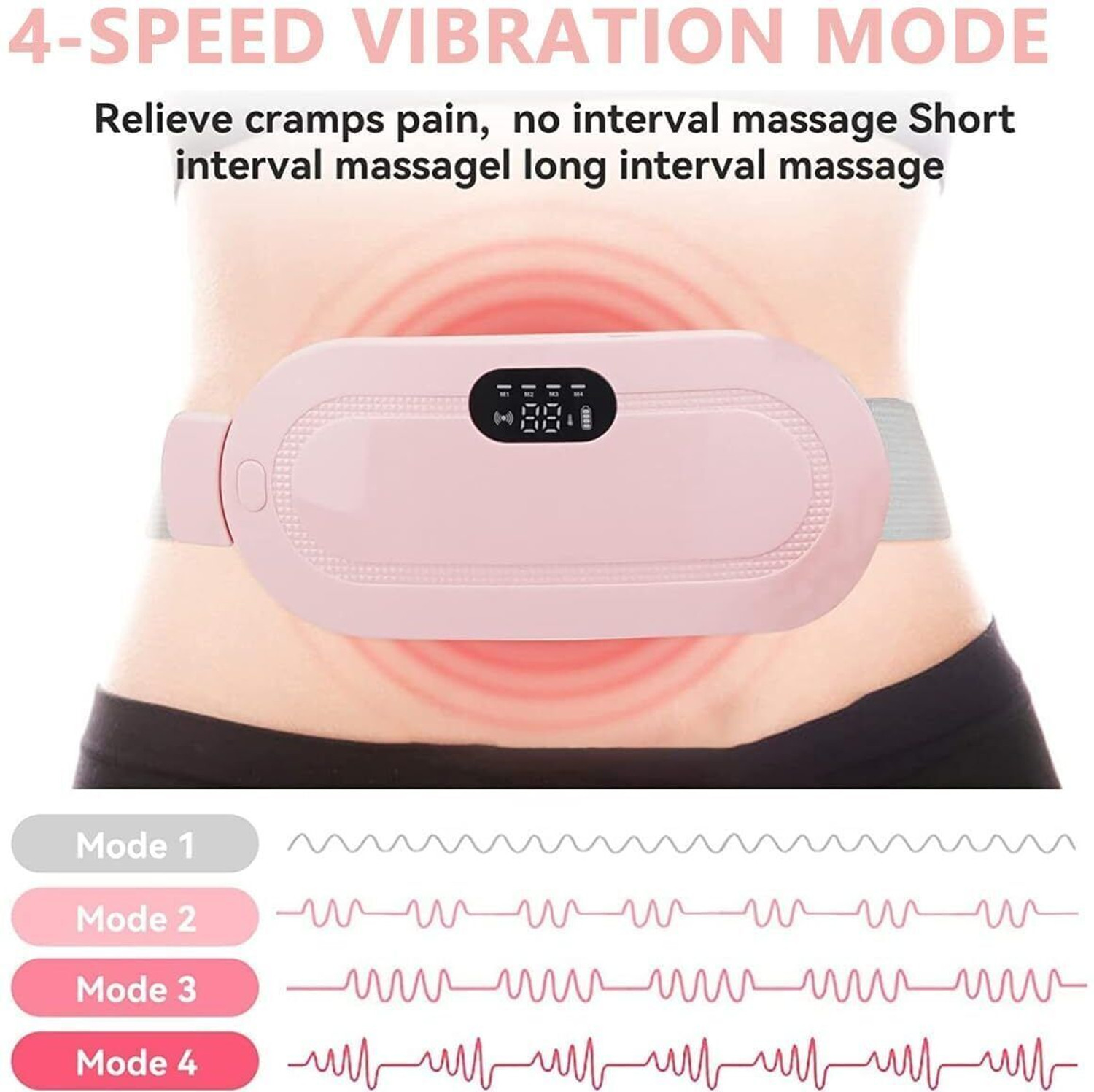 Image of PRO99S Electric Cordless Heating Pad for Period Pain, Cramp Relief, Back Pain in Period Inhaler
