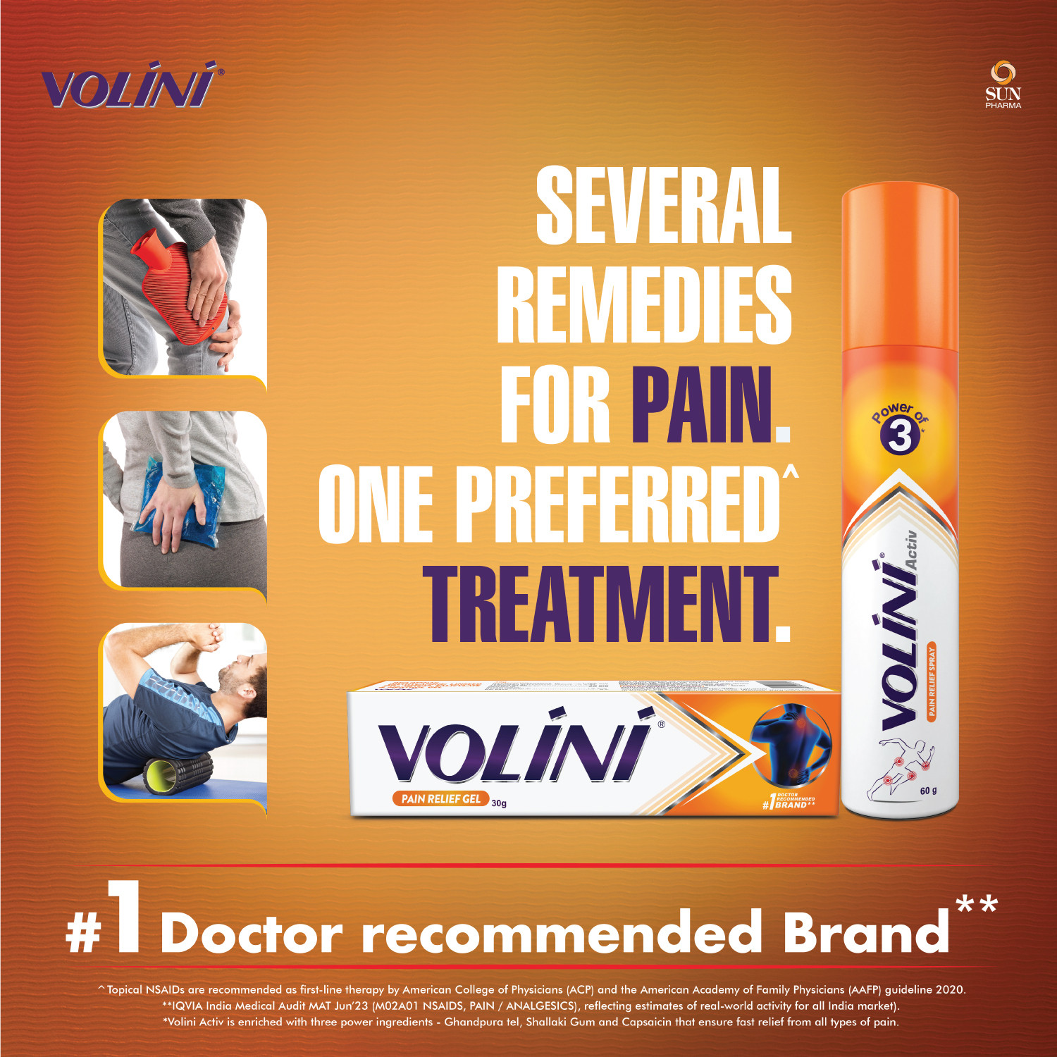 Image of Volini Activ Pain Relief Spray