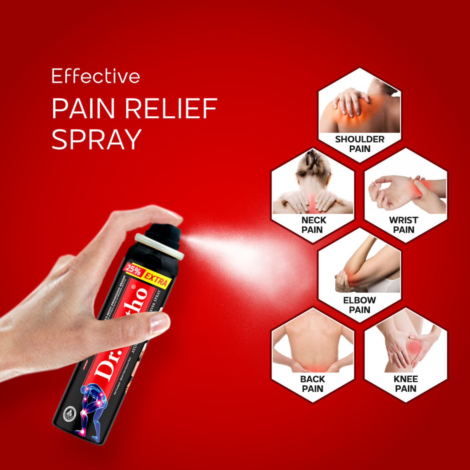 Image of Dr. Ortho Pain Relief 75ml(pack of 2) Spray