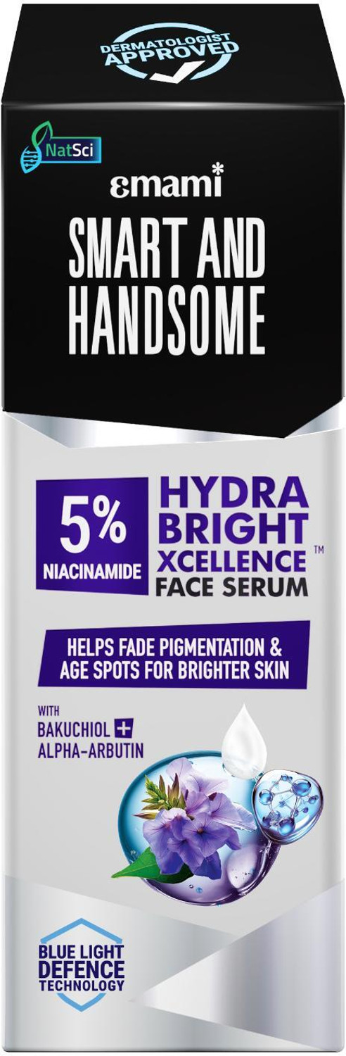Image of Smart and Handsome 5% Niacinamide Hydra bright Xcellence Face Serum