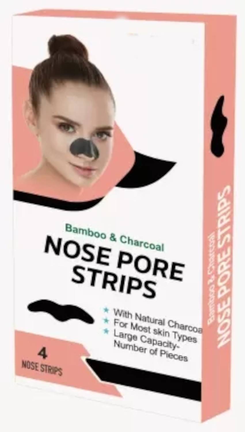 AcuHealth nose strip, nose pore strip, nose strip blackhead, deep cleanse nose strip 4 Pc