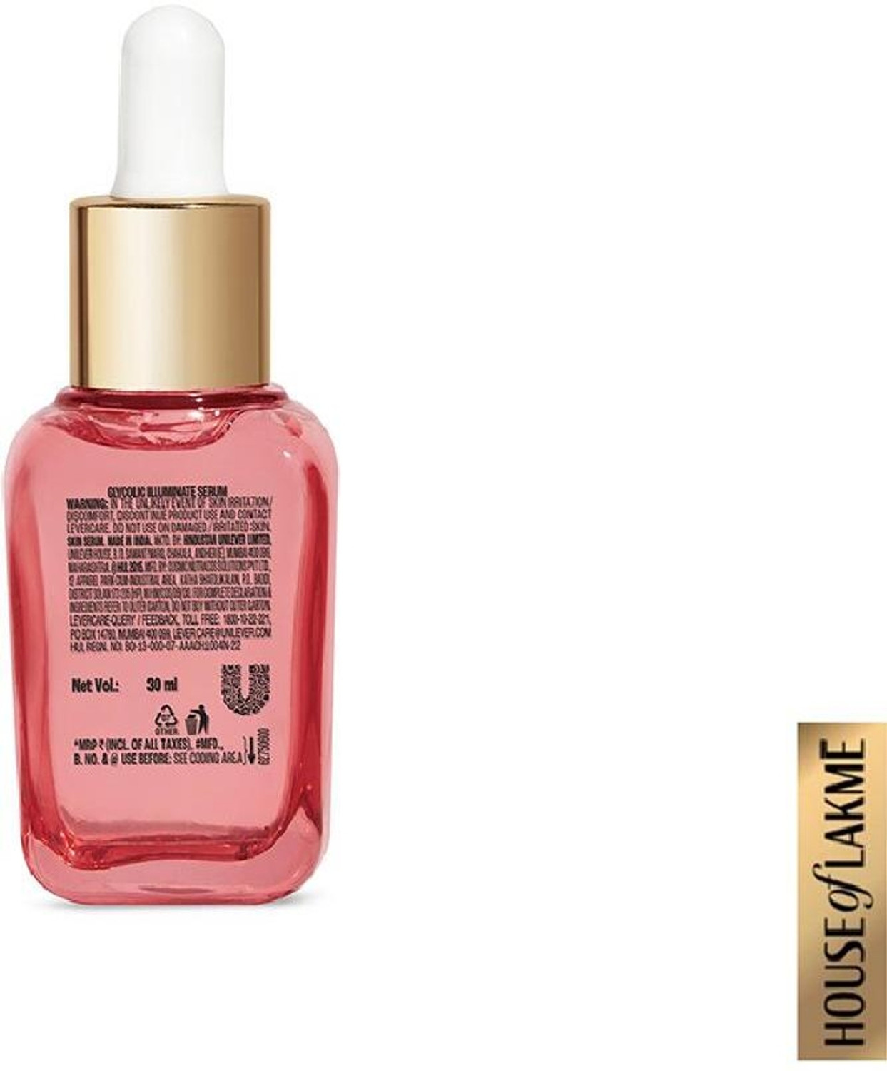 Image of Lakme Glycolic Illuminate Serum with 1%Glycolic Acid Reduces Dullness&Improves Texture