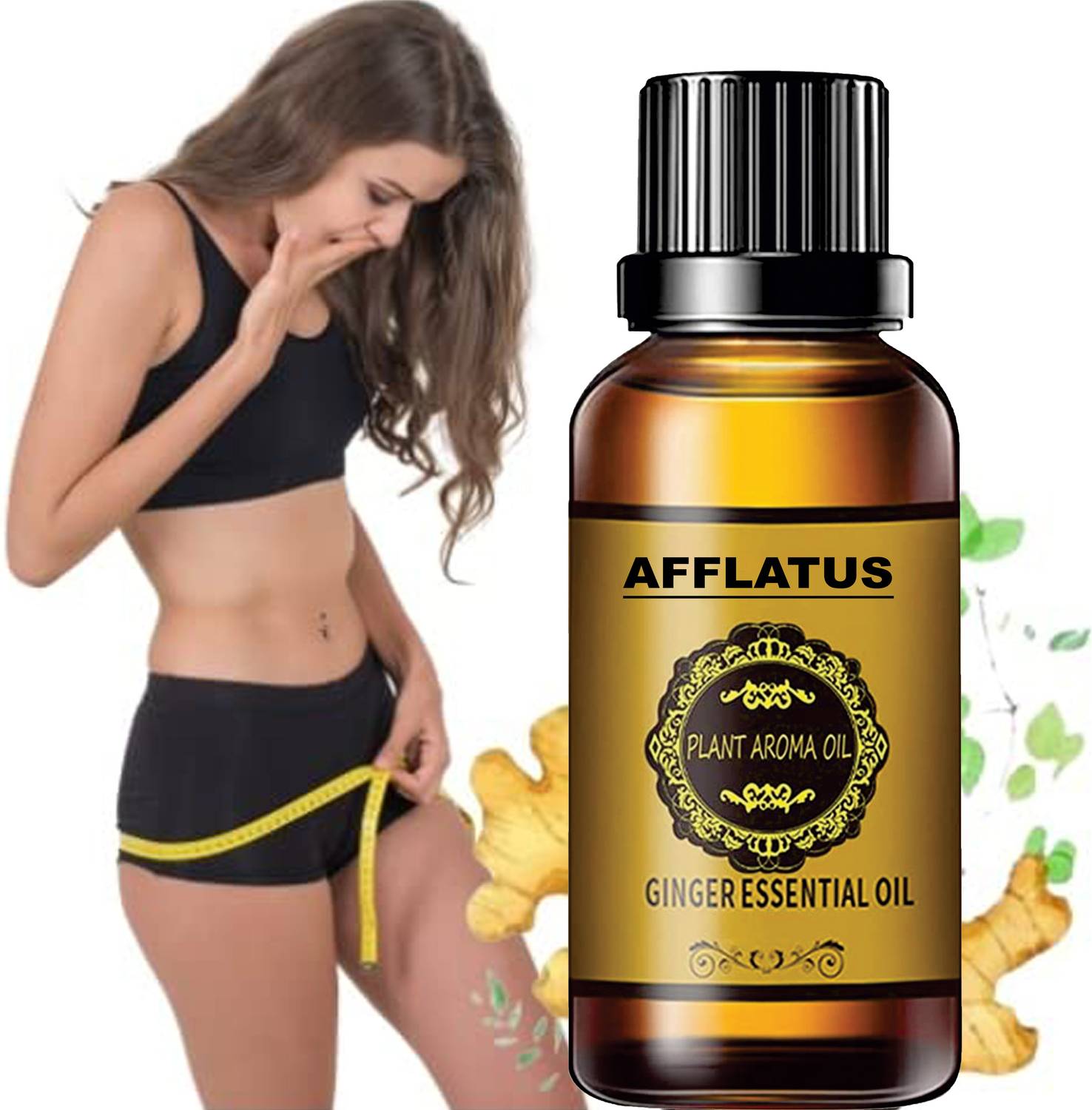 Afflatus Ginger Oil , Pure and Natural Therapeutic Grade Essential Oil