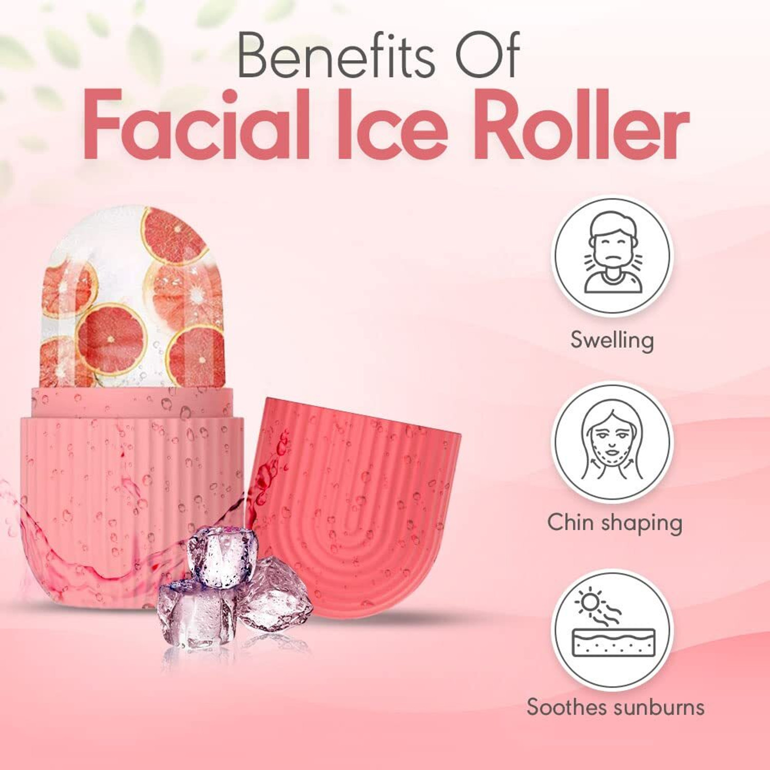 Image of eyurva Facial Ice Roller For Glowing & Tighten Skin Reusable Ice Roller