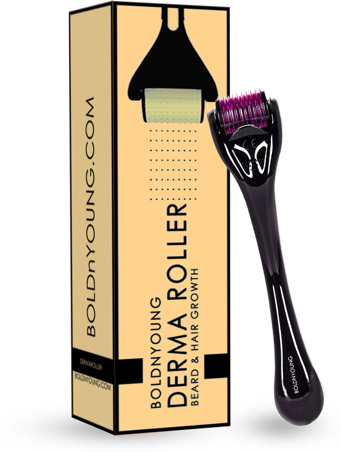 Aarva Beauty derma roller Hair Curler Black - Image 2