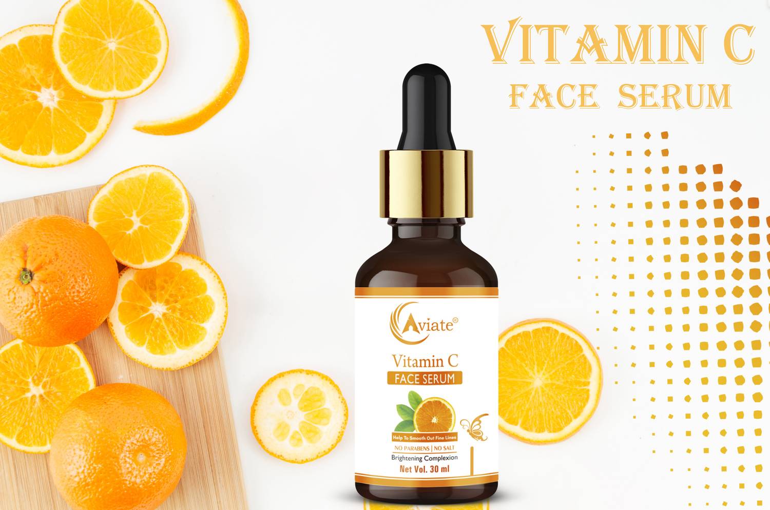 Aviate Vitamin C Face Serum - Anti-Aging, Dark Circle, Fine Line Corrector Skin Serum