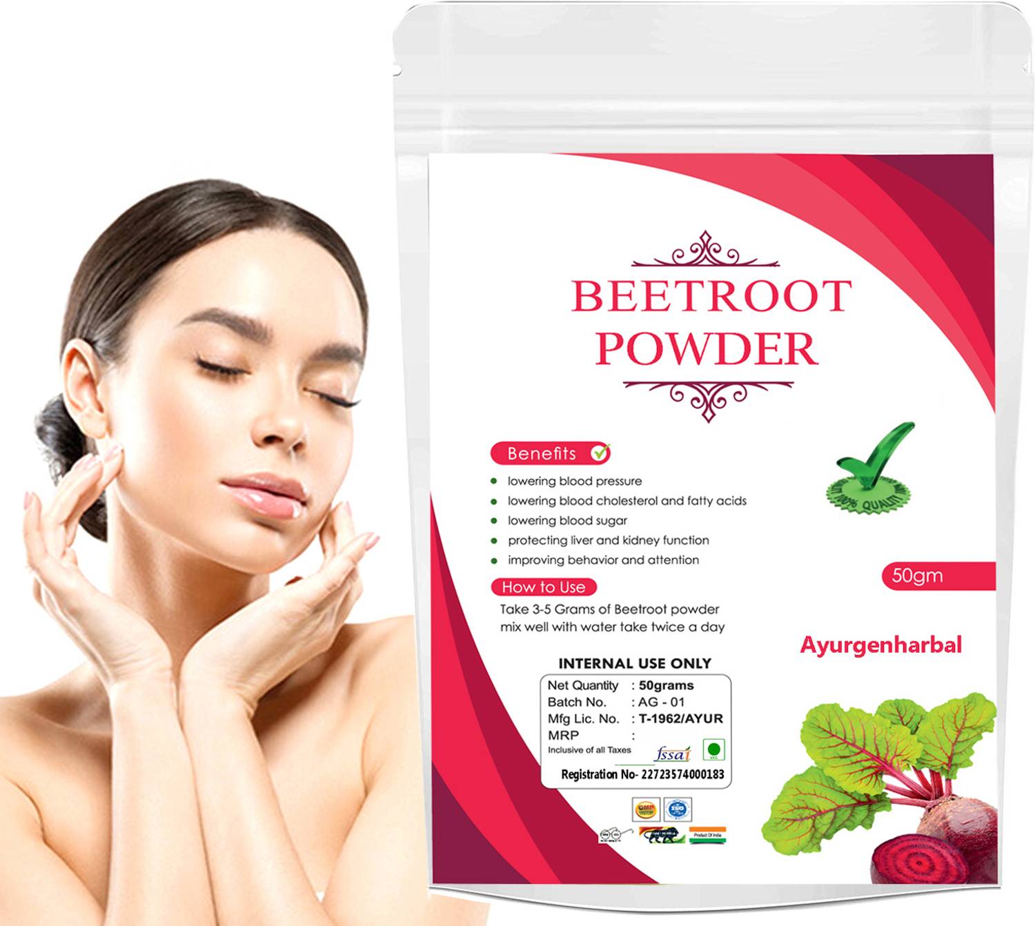 Ayurgen Herbals Beetroot has wonderful benefits for skincare.