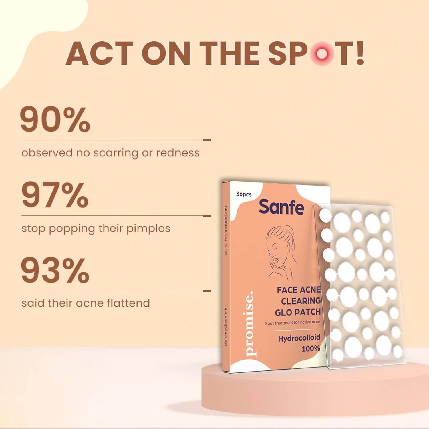 Sanfe Promise Face Acne Patch - Image 2