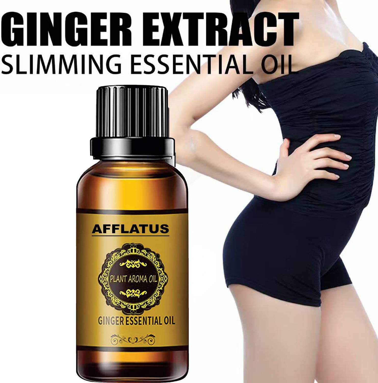 Afflatus Slimming Tummy Ginger Oil,Essential Oil Plant Aroma Oil