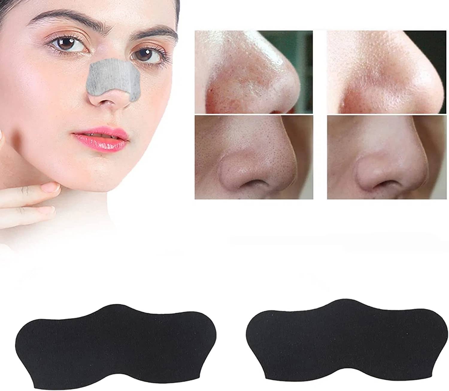 AcuHealth 2 Pc Blackhead Remover Nose Strips for Women & Men