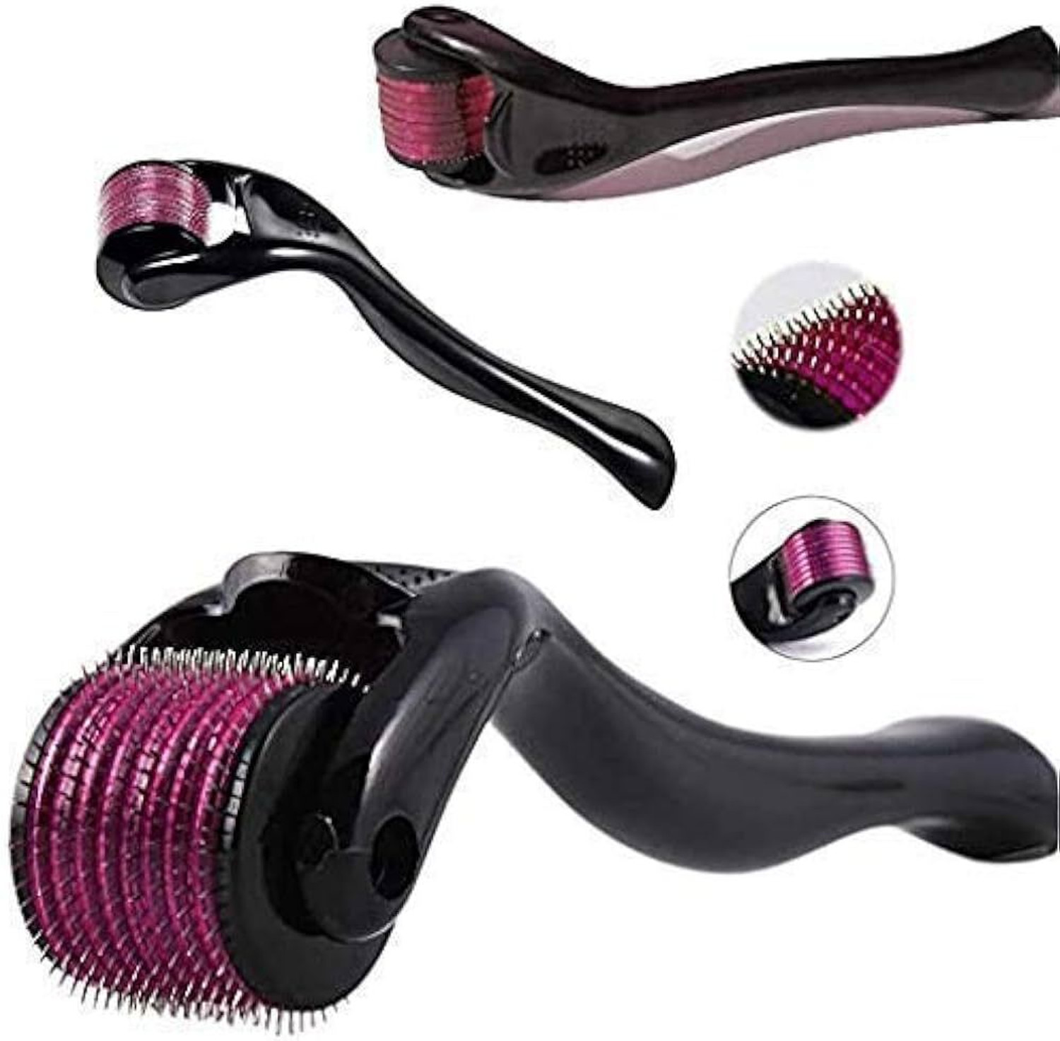 Image of JM SELLER Derma roller 1.0mm for hair & beard growth|1.0mm Titanium 540 micro needles