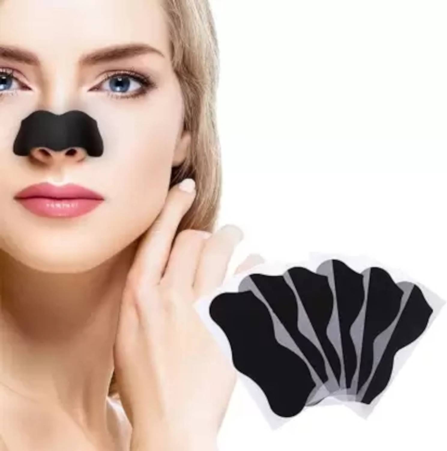 AcuHealth Charcoal Nose Strips | Whitehead & Blackhead Remover Nose Strips 2 Pcs