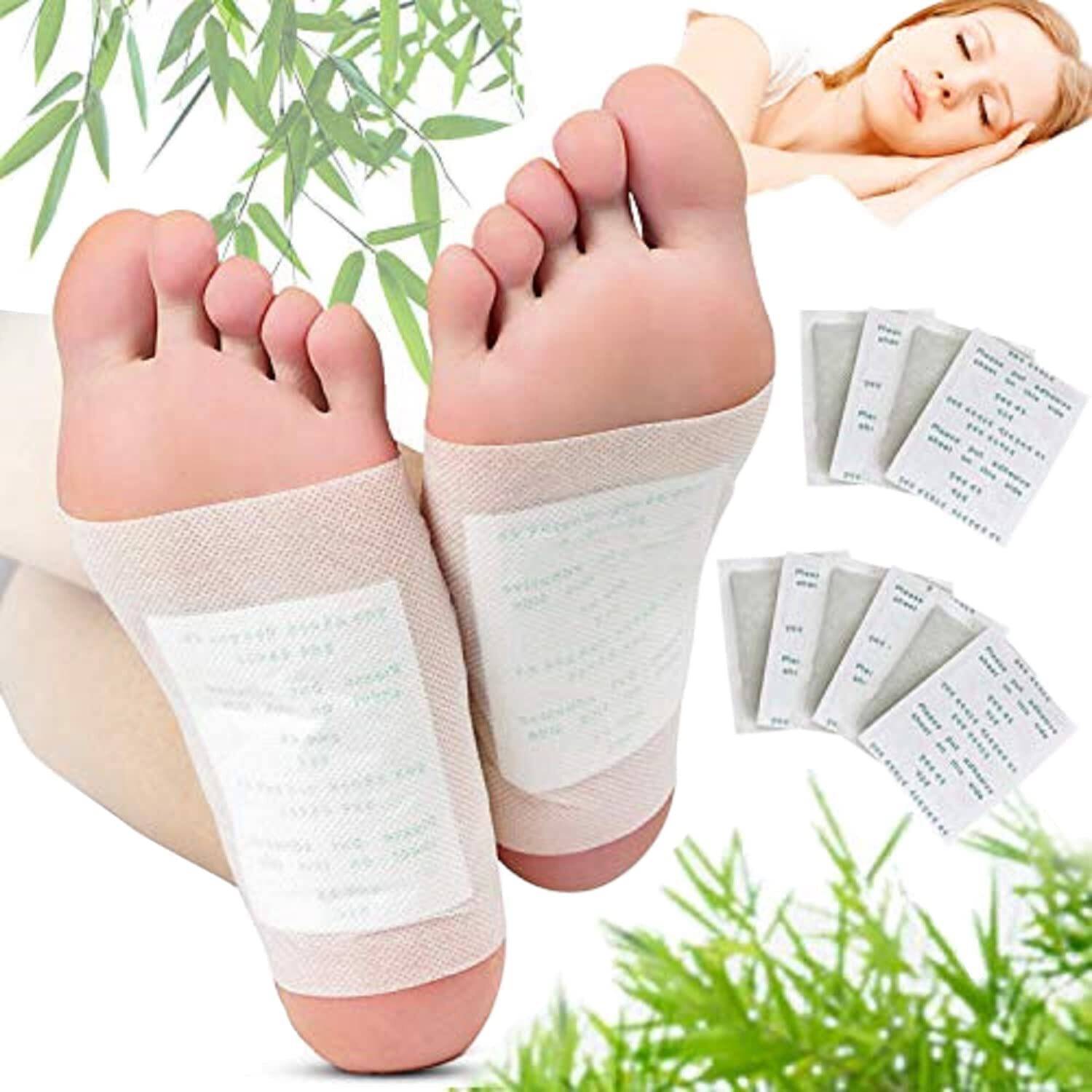 AcuHealth Cleansing Detox Foot Pads, Ginger & Salt Foot Patch -10pcs