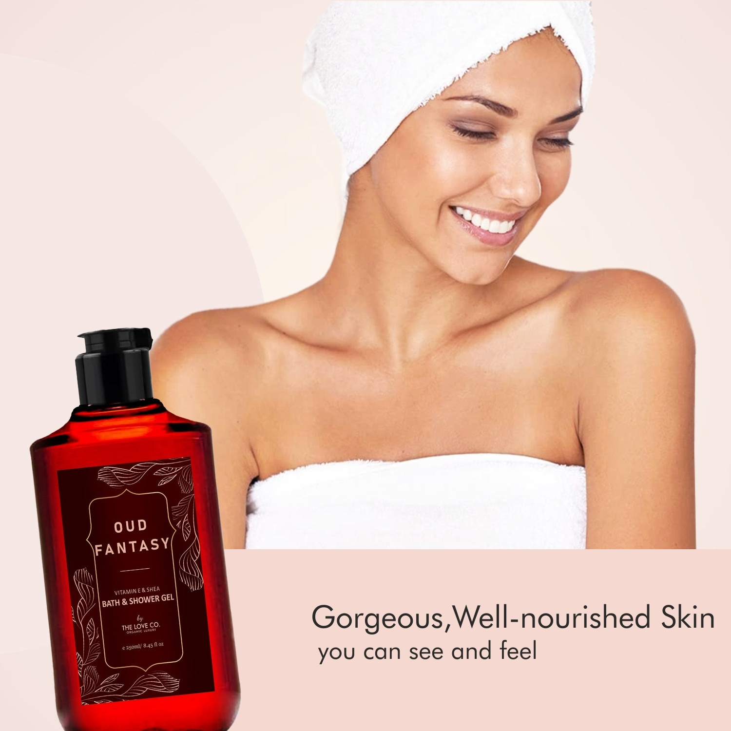 Image of The Love Co. Luxury Oud Fantasy Bath & Shower Gel
